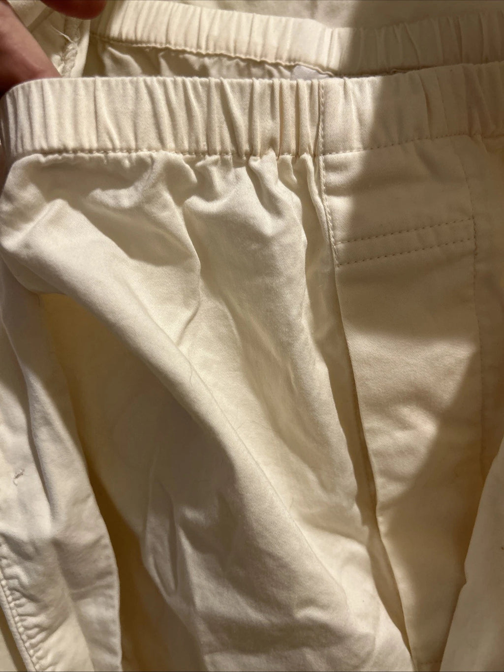 Men’s Dream fit Bamboo Cotton Pajama Set Large Ivory Soft