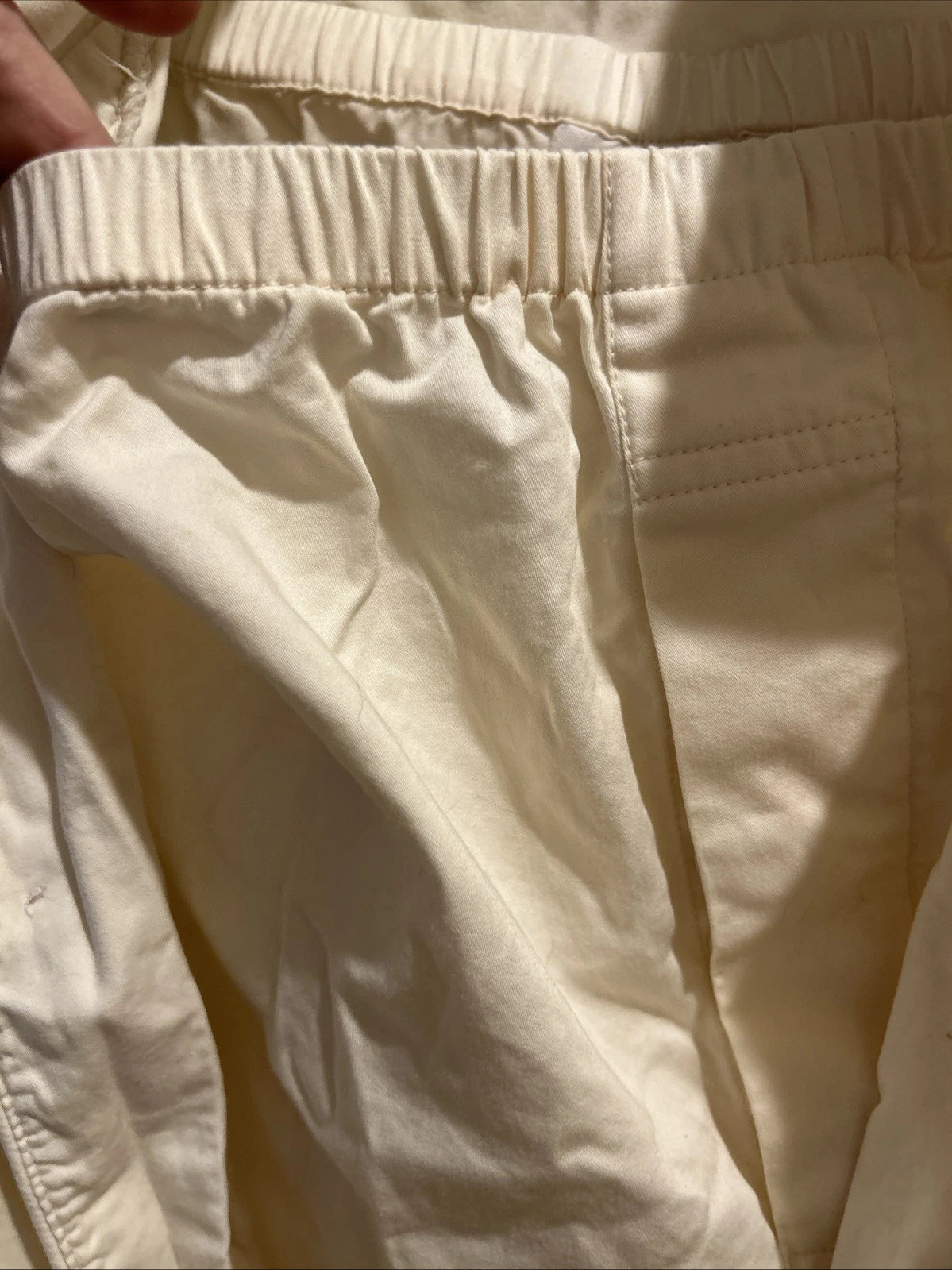 Men’s Dream fit Bamboo Cotton Pajama Set Large Ivory Soft