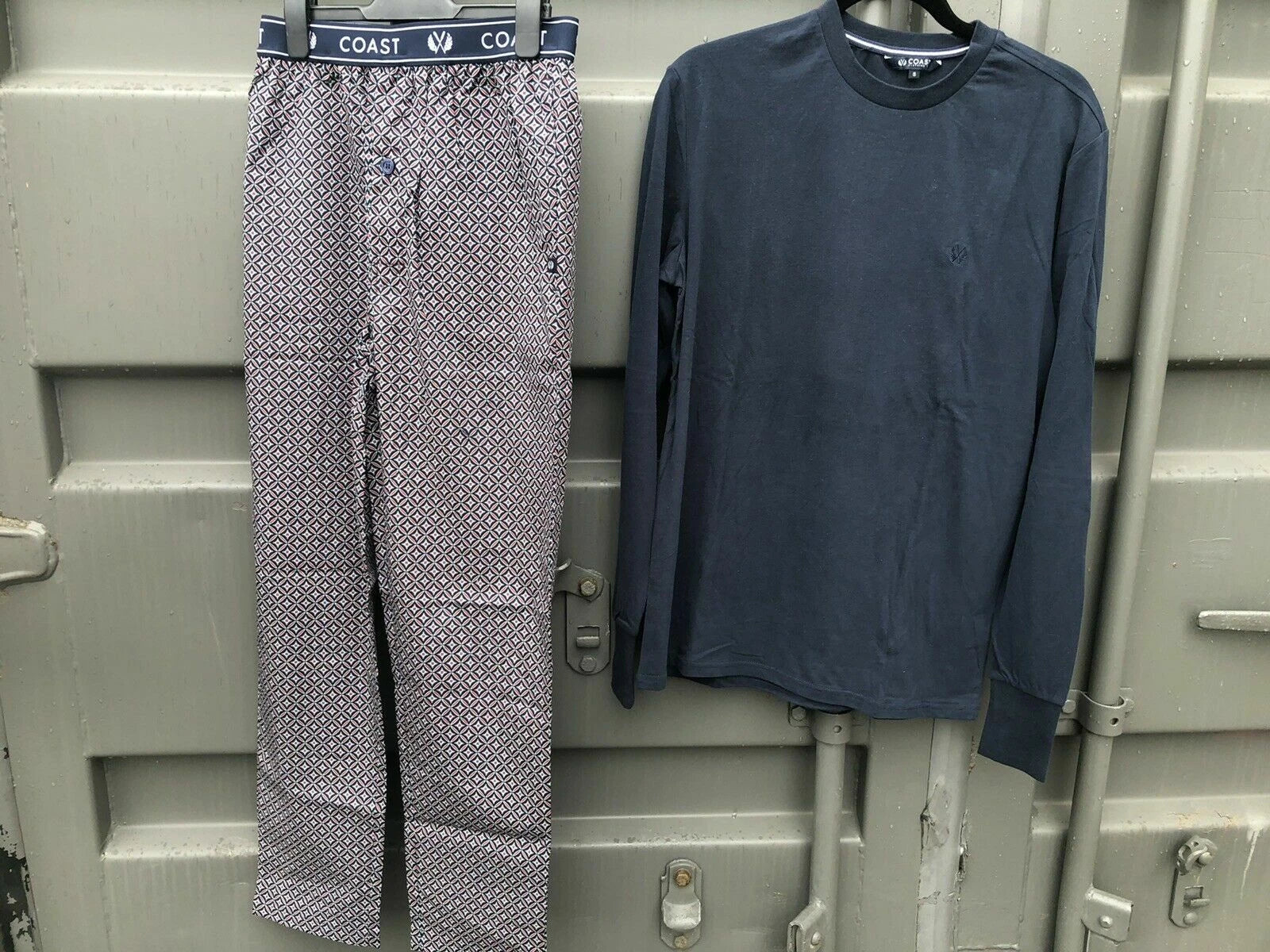 Coast Clothing Co Emblem Mens Pyjamas. Flannelette or Cotton