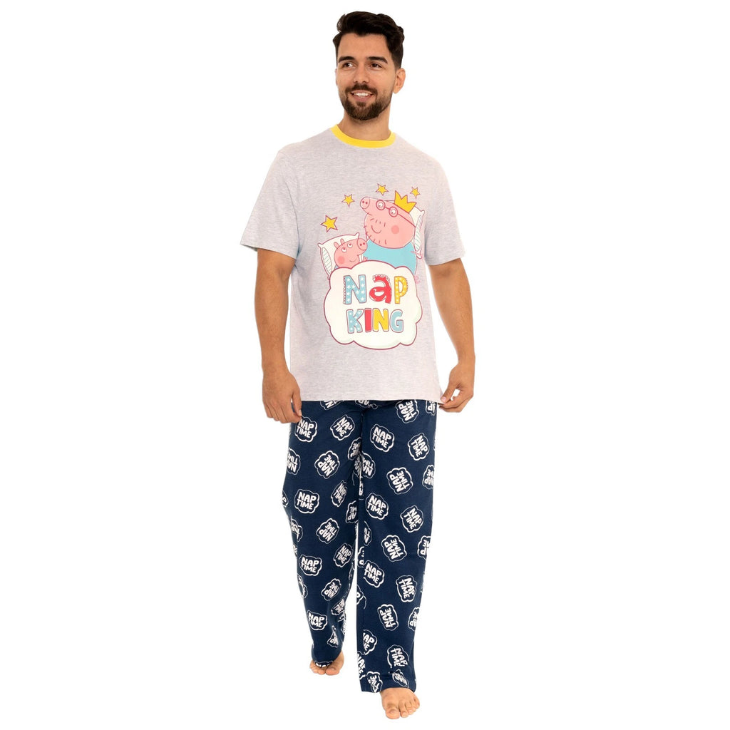 Mens Peppa Pig Pyjamas | Adult Peppa Pig PJs | Adult Peppa Pig Nightwear