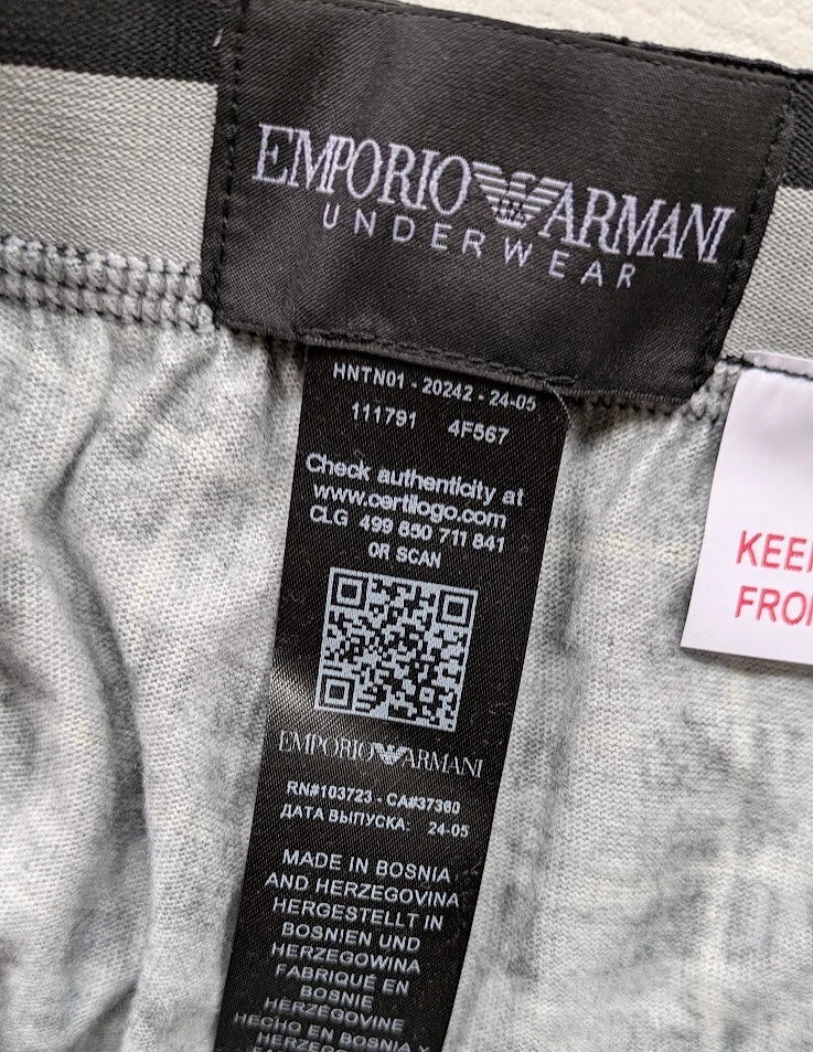 Emporio Armani pajamas set cotton pattern mix size M