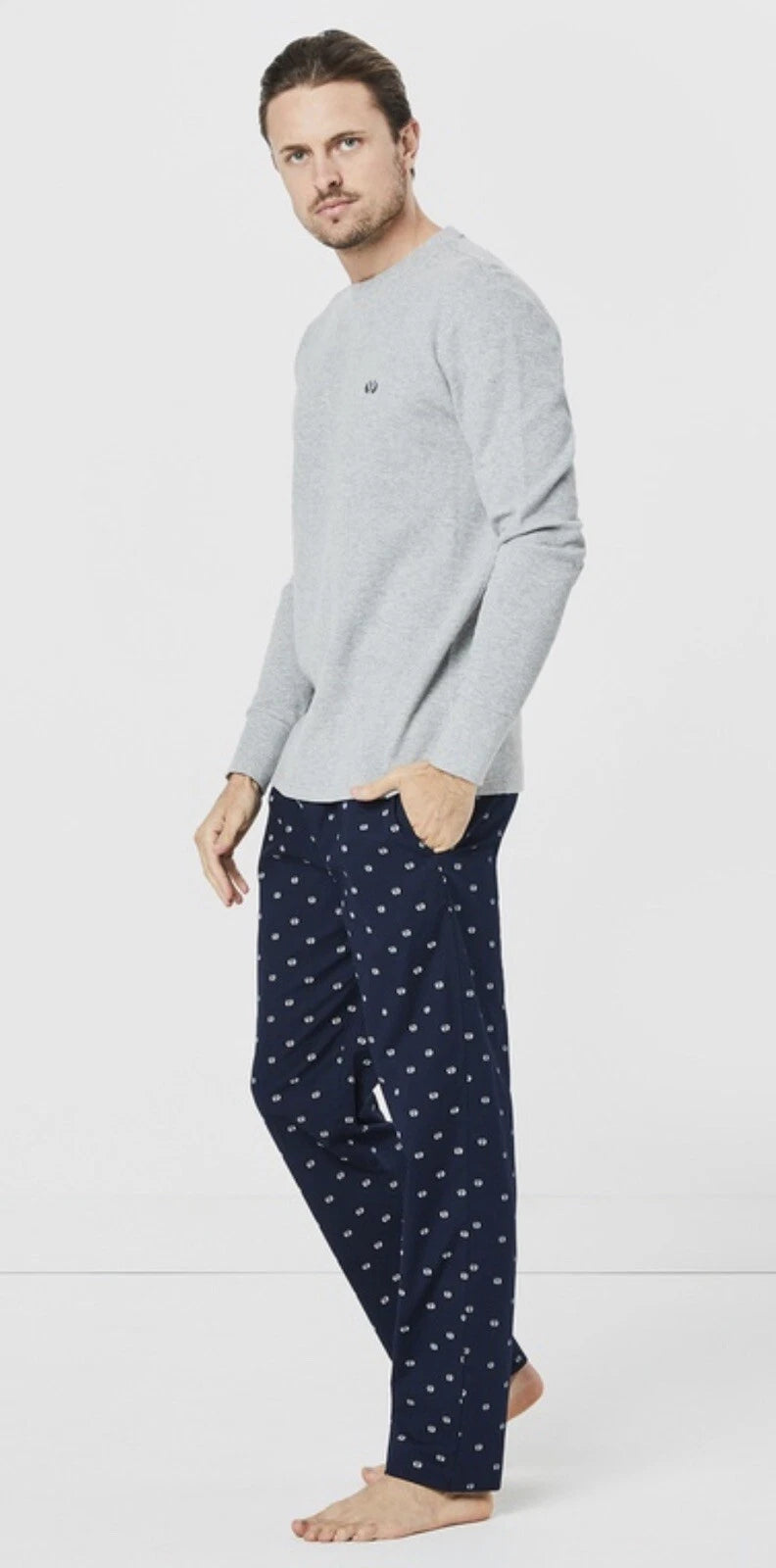 Coast Clothing Co Emblem Mens Pyjamas. Flannelette or Cotton
