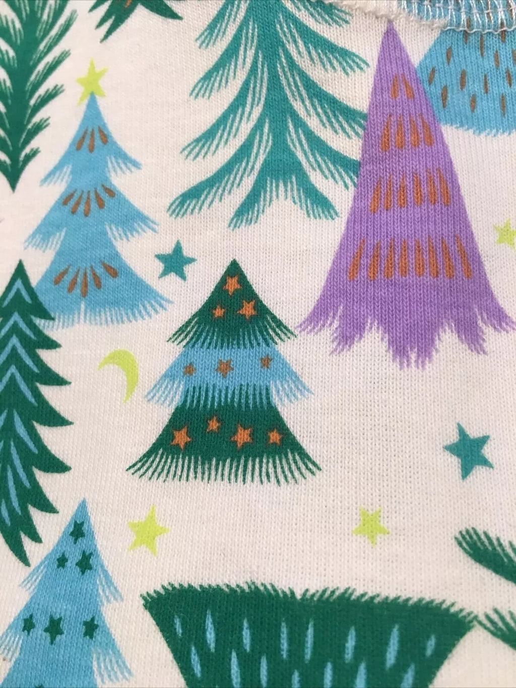 Amazon Essentials Men's 4XL Christmas Tree Soft Knit Long Pajama Set 2 Pc NWT