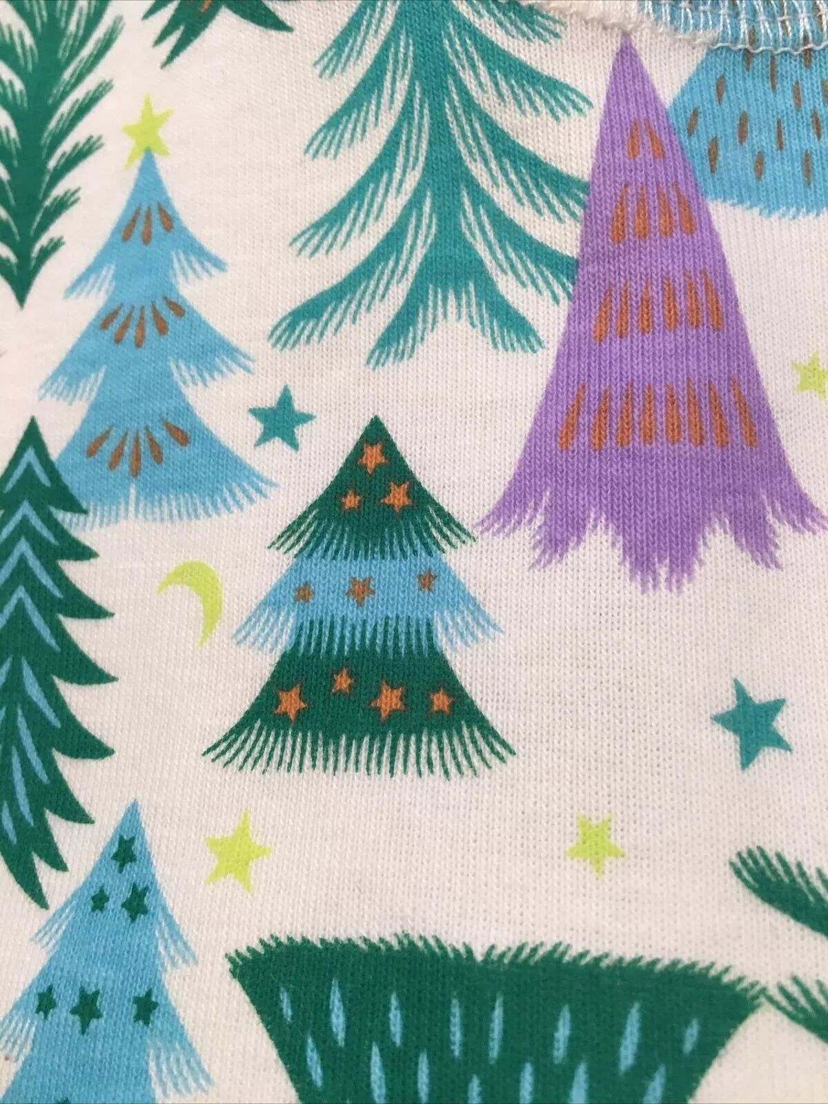 Amazon Essentials Men's 4XL Christmas Tree Soft Knit Long Pajama Set 2 Pc NWT