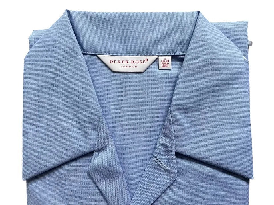 Derek Rose Men's  Pyjamas  Blue Lightweight Classic Fit,  S, M , L, XL  RRP£225