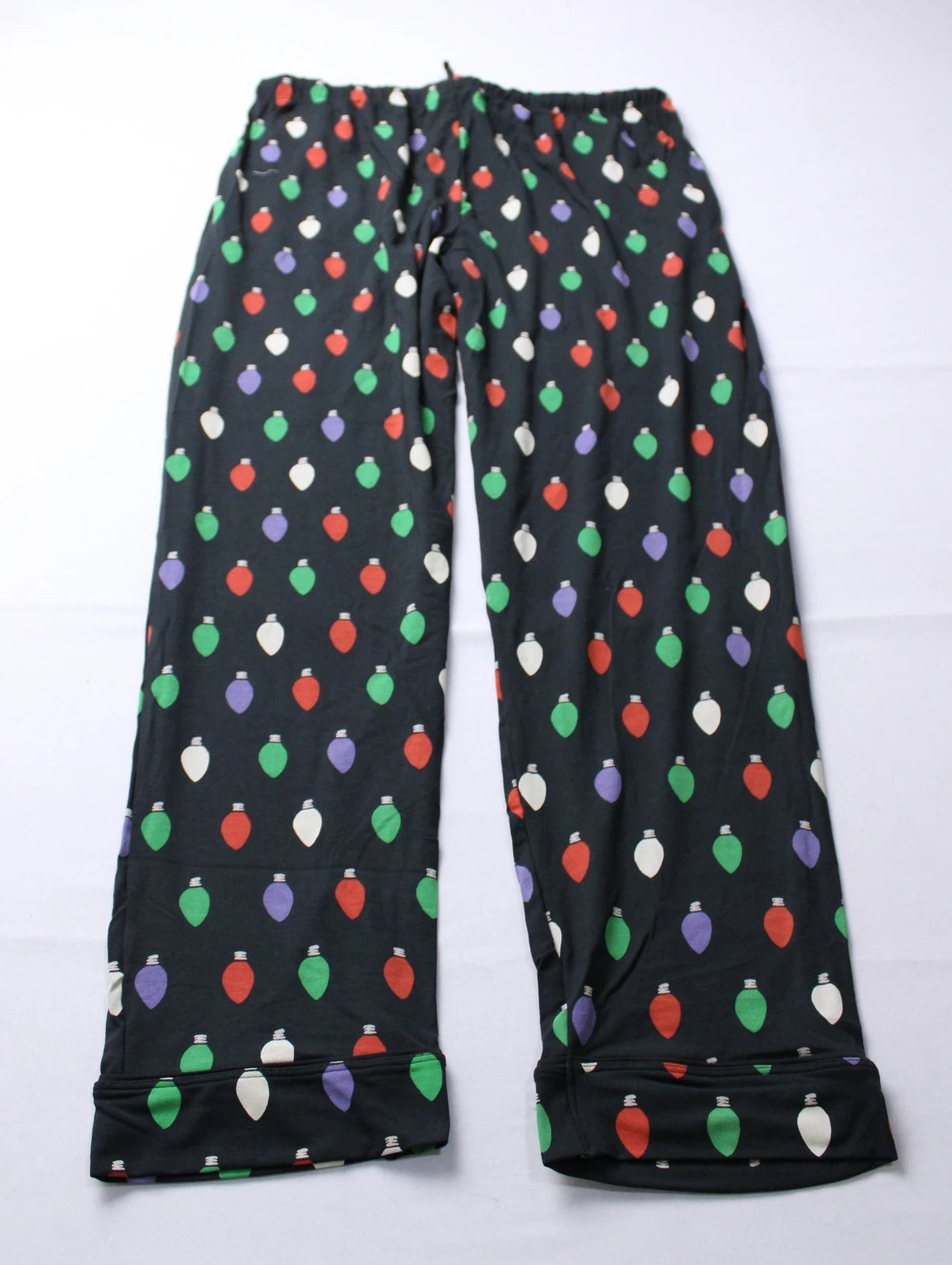 MeUndies Men's Long Sleeve Christmas Lights Pajama Set DM3 Multicolor Large