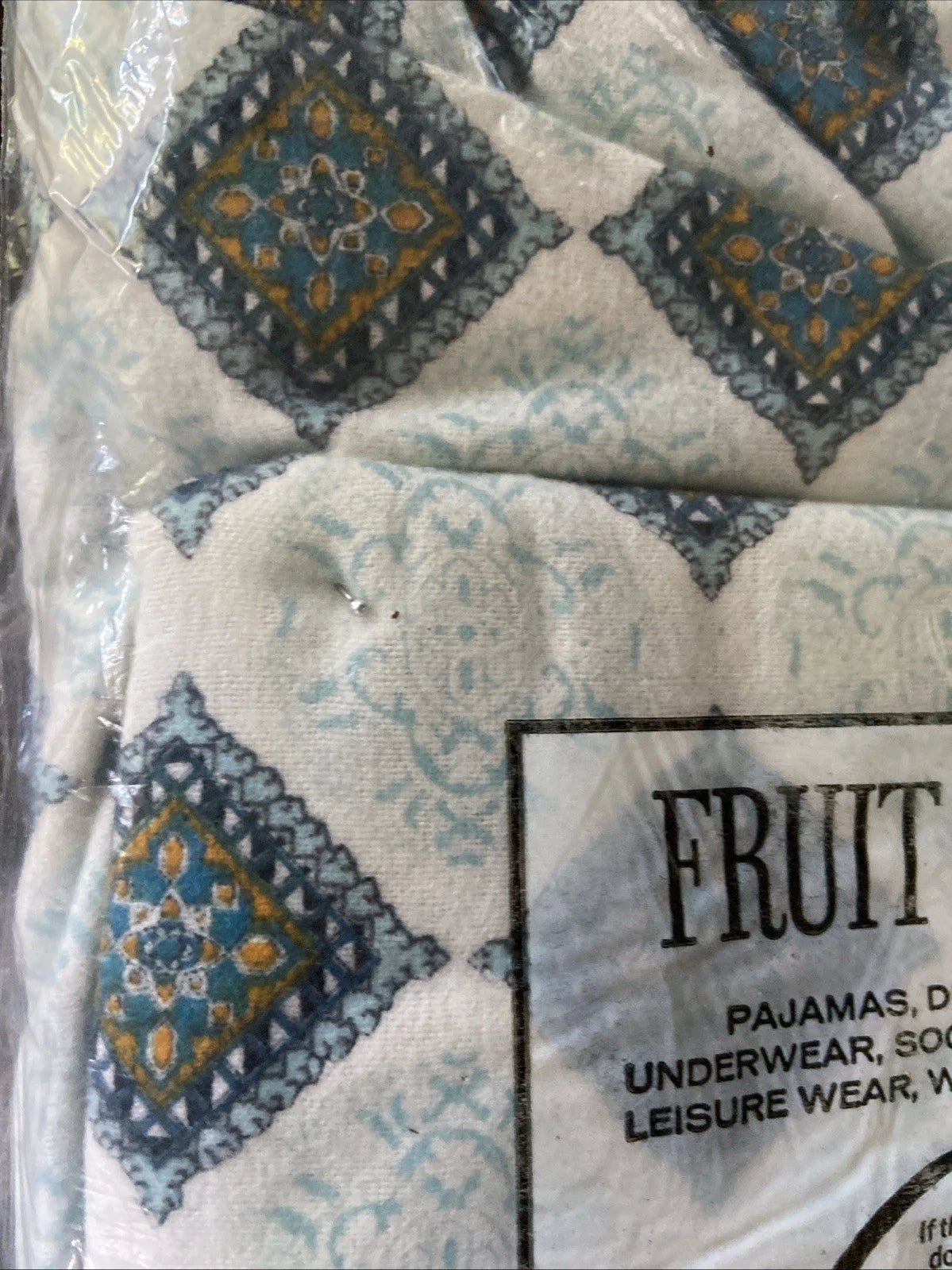 NEW Vintage Fruit of the Loom Mens Pajamas Permanent Press Packaged XL