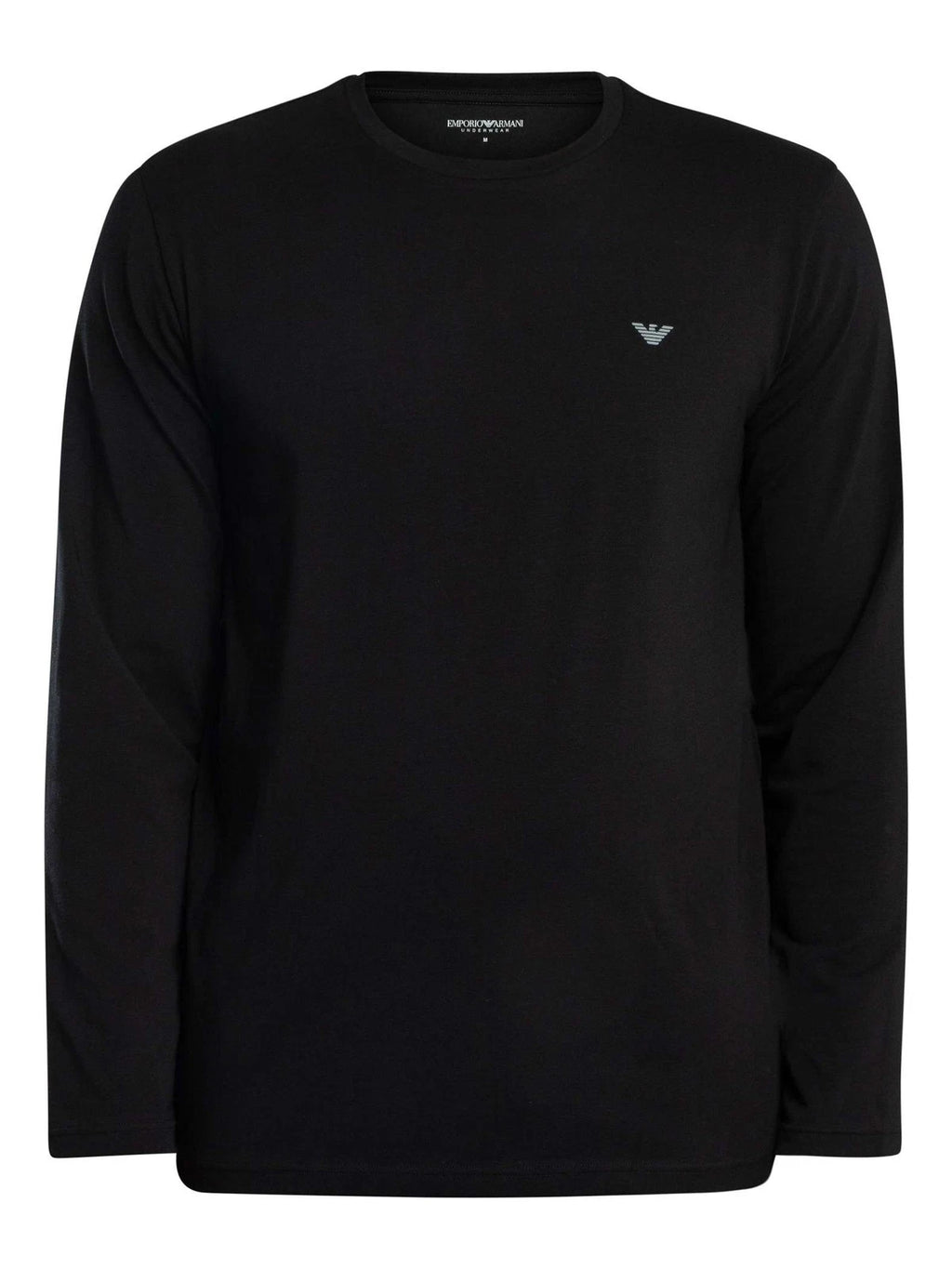 Emporio Armani Men's Long Sleeved Pyjama Set, Black
