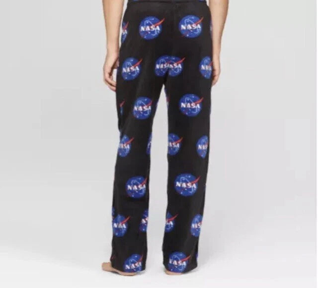 New! NASA Logo Novelty Pajama Bioworld Buzz Aldrin Men's Set Size: XL