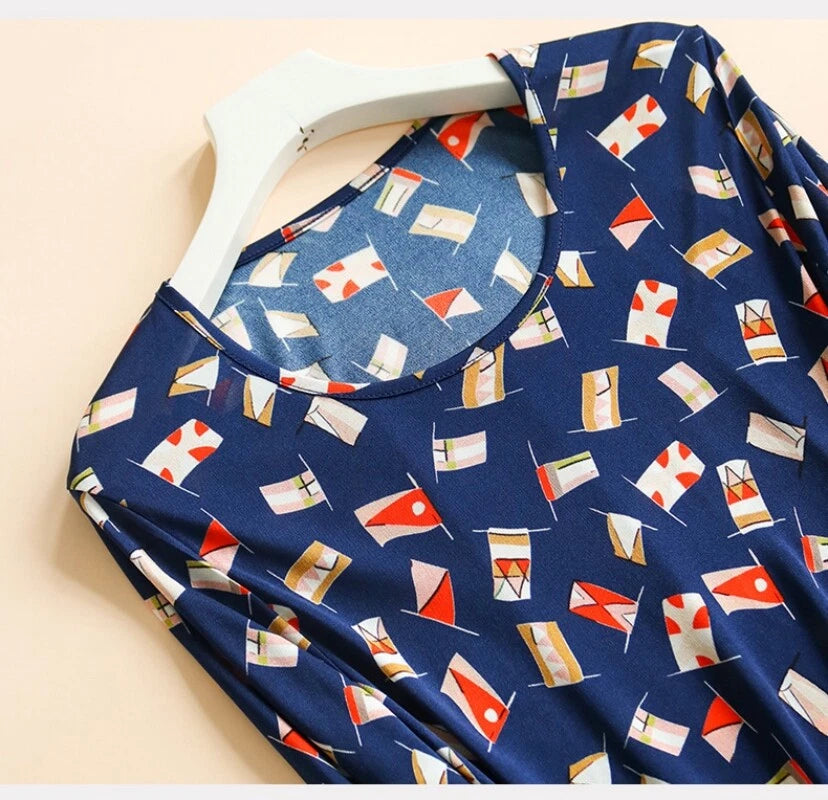 100% Silk Long Sleeve Pajamas For Men Silk Underwear Long Trousers Naked Feeling