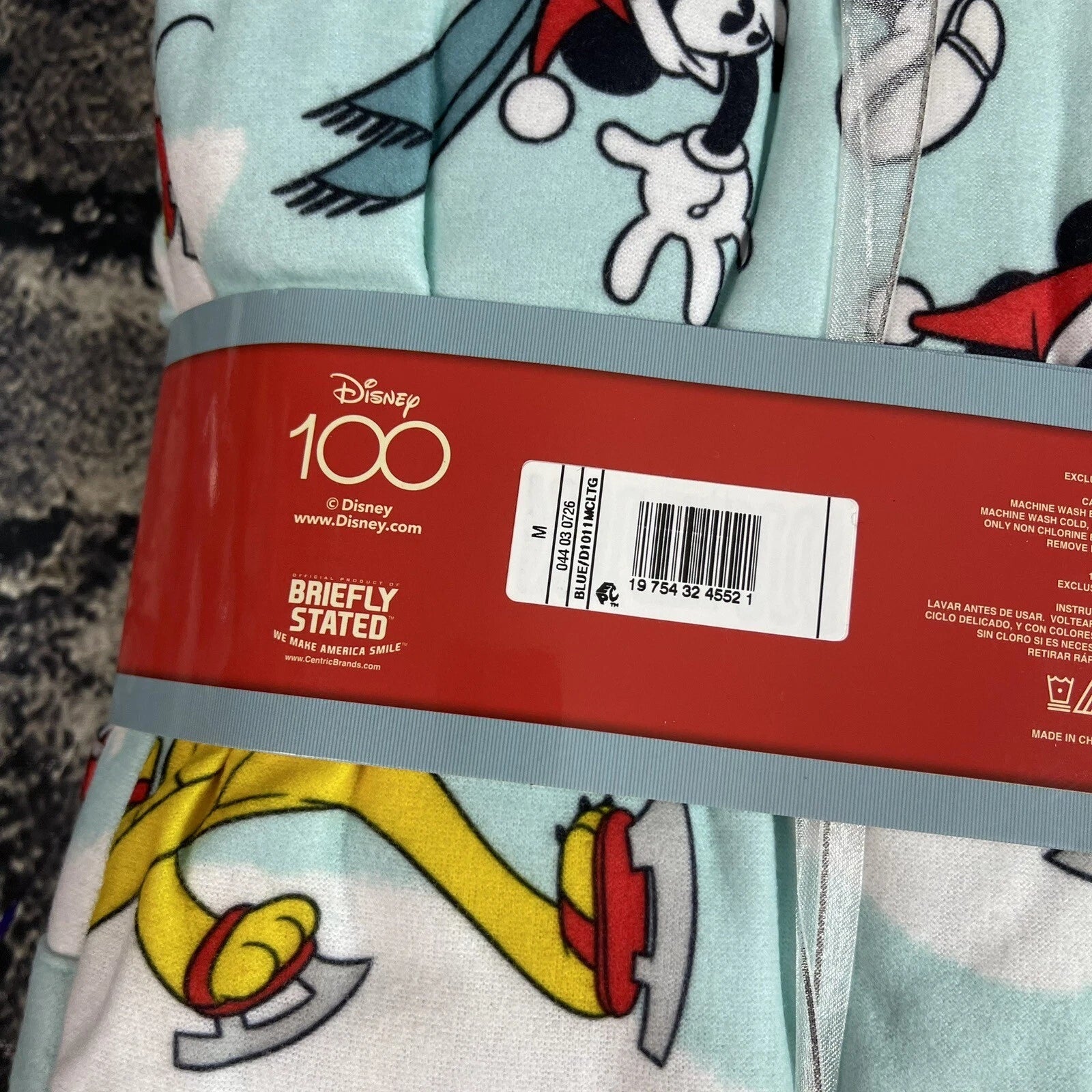 Disney Men's Medium 100 Years Retro Reimagined Family Matching Pajama Set
