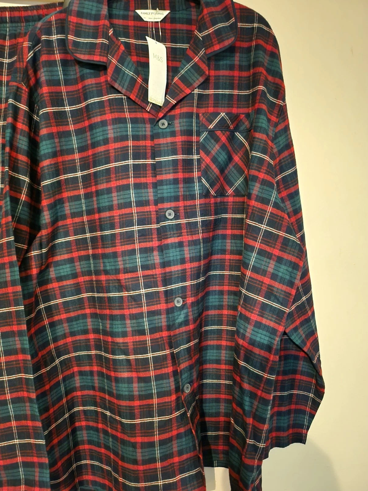 Marks And Spencer Men's Family Pyjamas Set,size 2XL