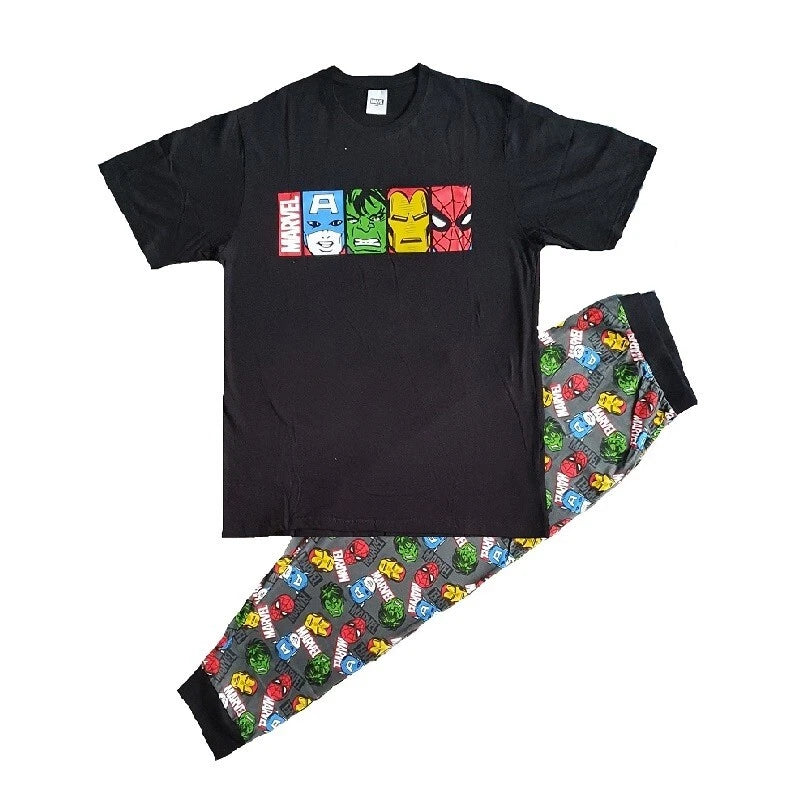 Mens Character Pyjamas Lounge Pants Batman Star Wars Animal Pys