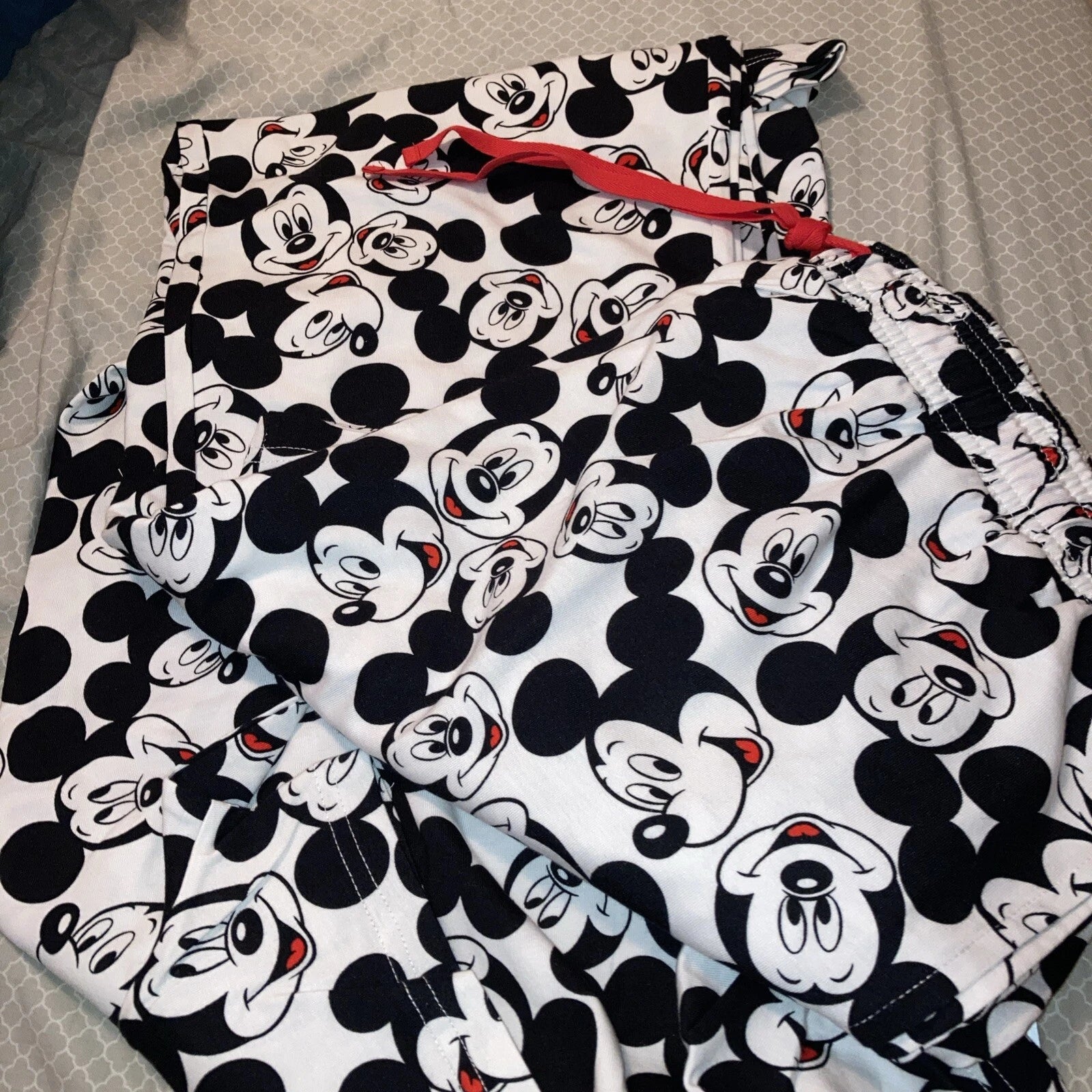 Mickey Mouse Mens Graphic Sleep Wear Lounge Sleepwear Set Size XL
