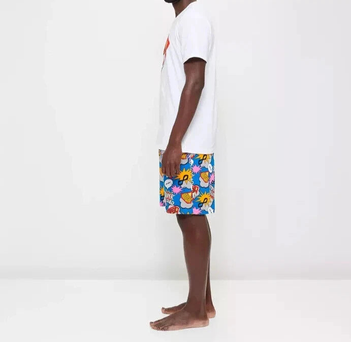 MENS size L SUPER DAD pyjamas pjs large  COTTON pockets MAXX NEW A2447