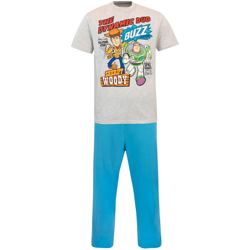 Mens Toy Story Pyjamas | Disney Toy Story Pj Set | Adults Pixar Lounge Pants
