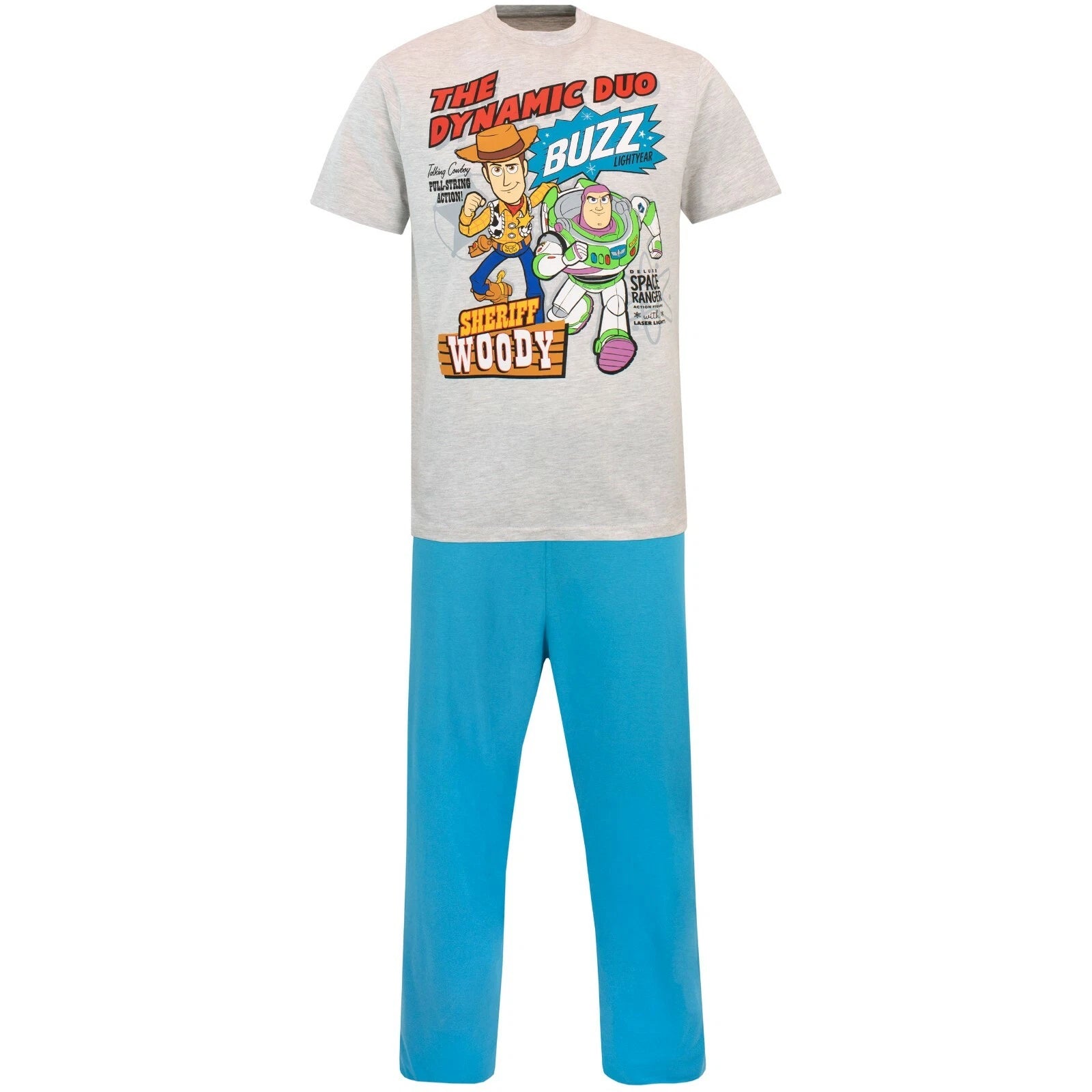 Mens Toy Story Pyjamas | Disney Toy Story Pj Set | Adults Pixar Lounge Pants