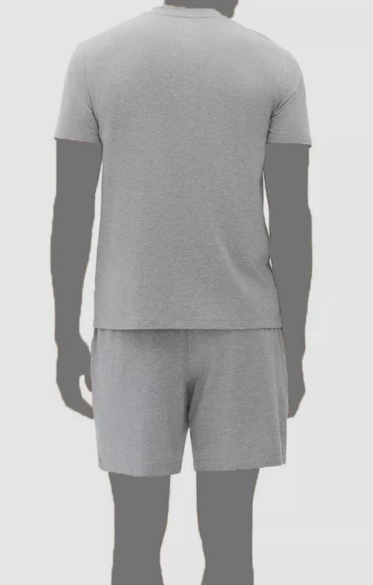 Gap Men's Gray Solid 2-Piece Pajama Set Sleepwear Size-Medium