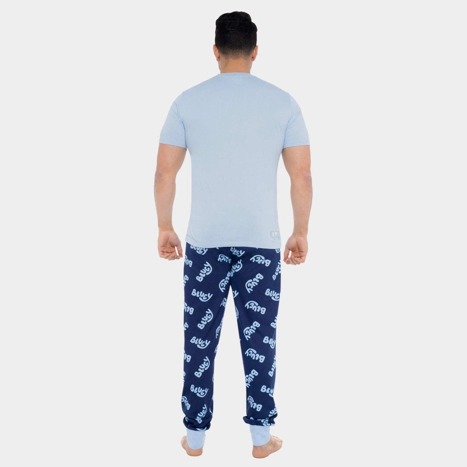 Bluey Mens Pyjamas | Bluey PJs | Mens' Bluey Pyjamas | Short Sleeve Mens PJs
