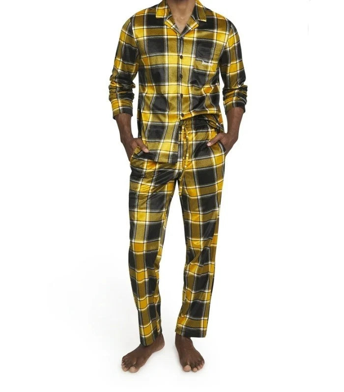 New Snoop Dogg  Dogg Style  Mens 2pc Pajama  Set Pans & Button Up Shirt