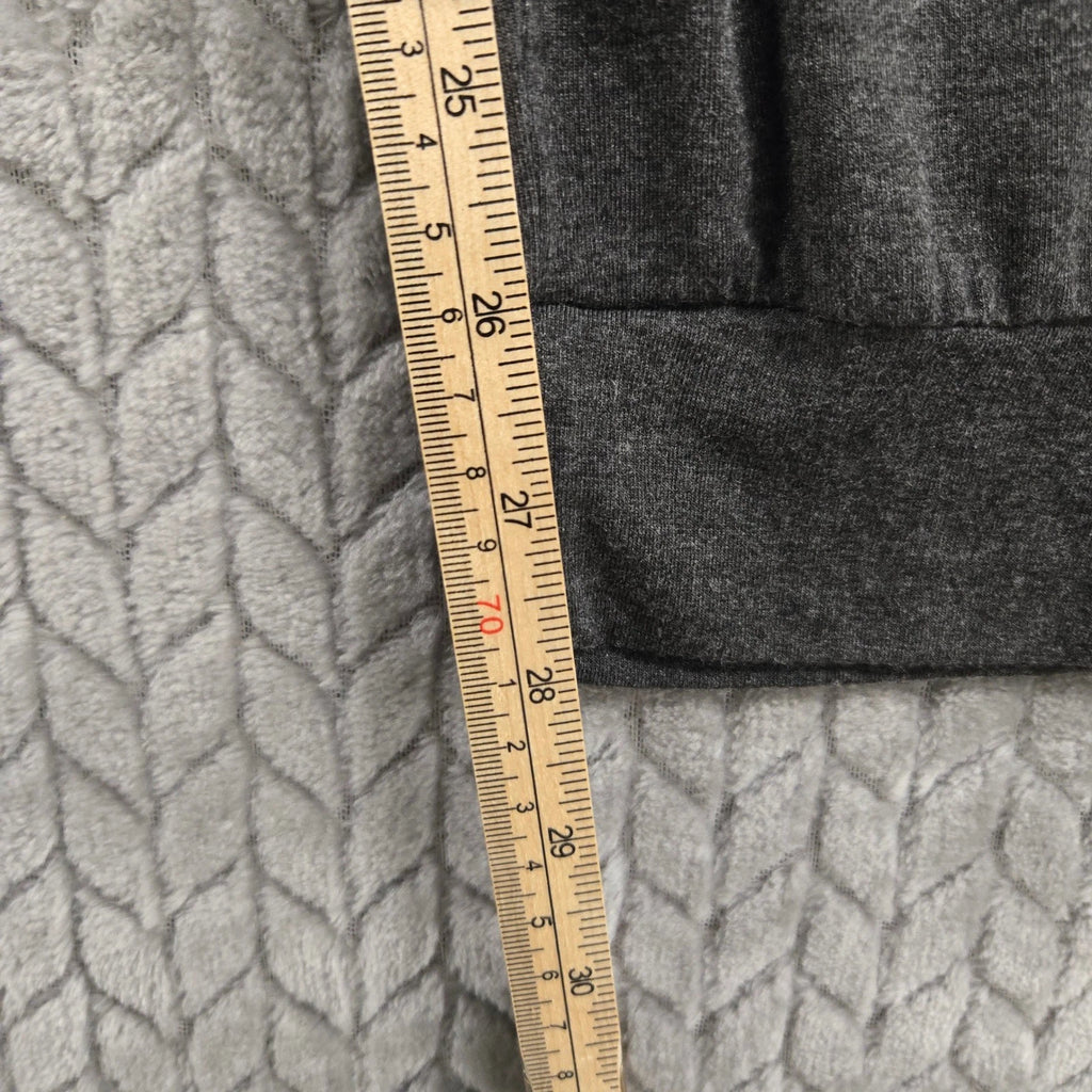 Eberjey Henry Mens Gray Modal Blend Lounge Pajama Set Henley Long Sleeve Medium
