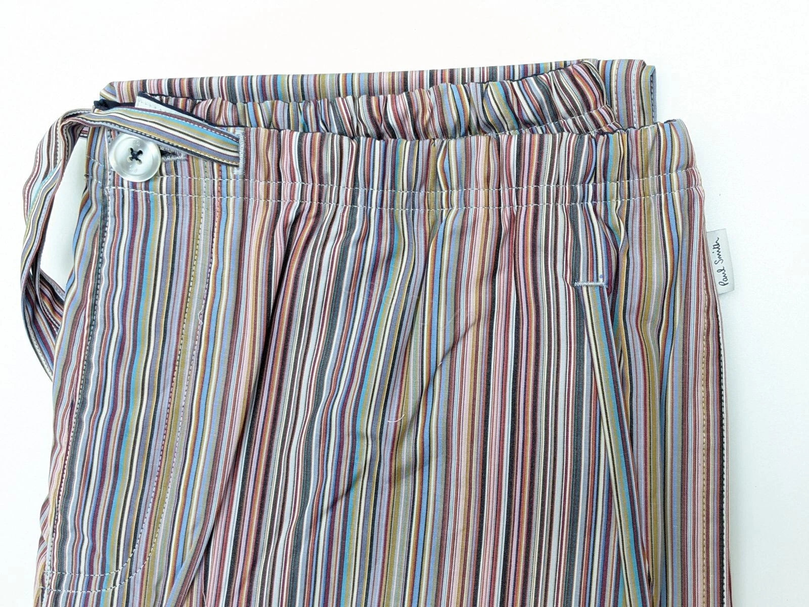 Paul Smith Pyjama Set - BNWT Signature Stripe Short Sleeve Top & Long Bottoms
