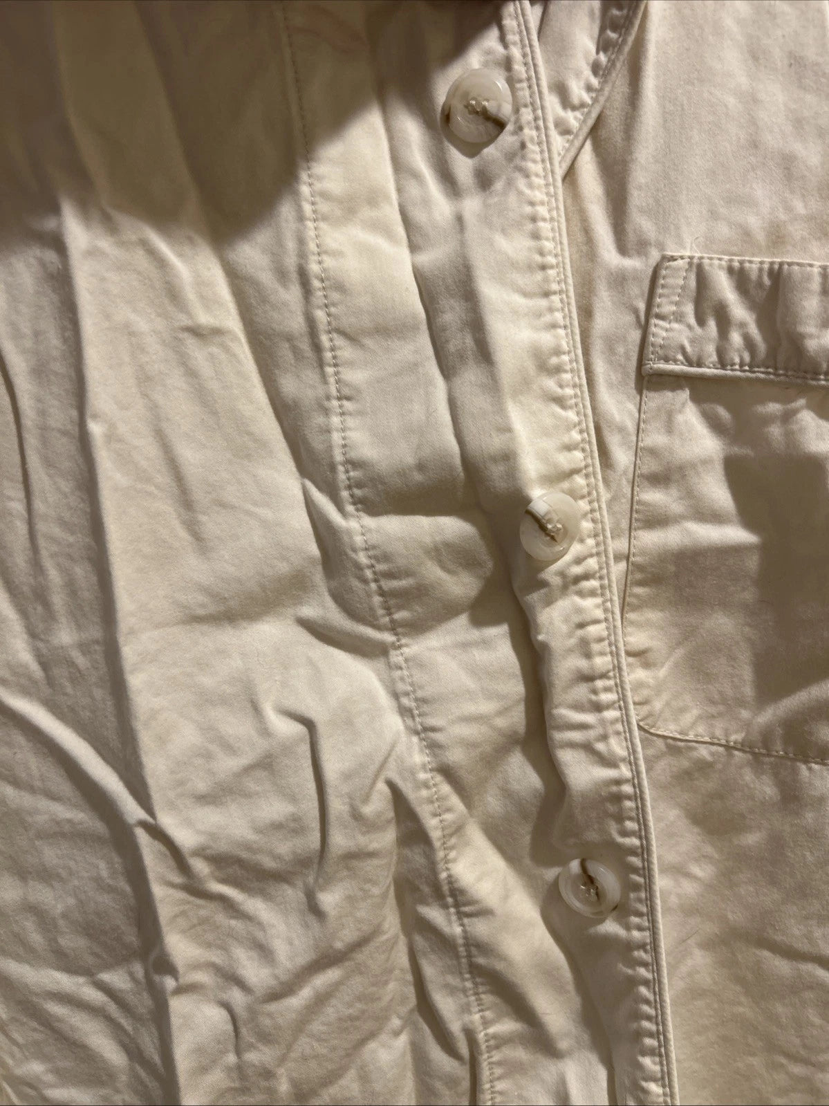 Men’s Dream fit Bamboo Cotton Pajama Set Large Ivory Soft