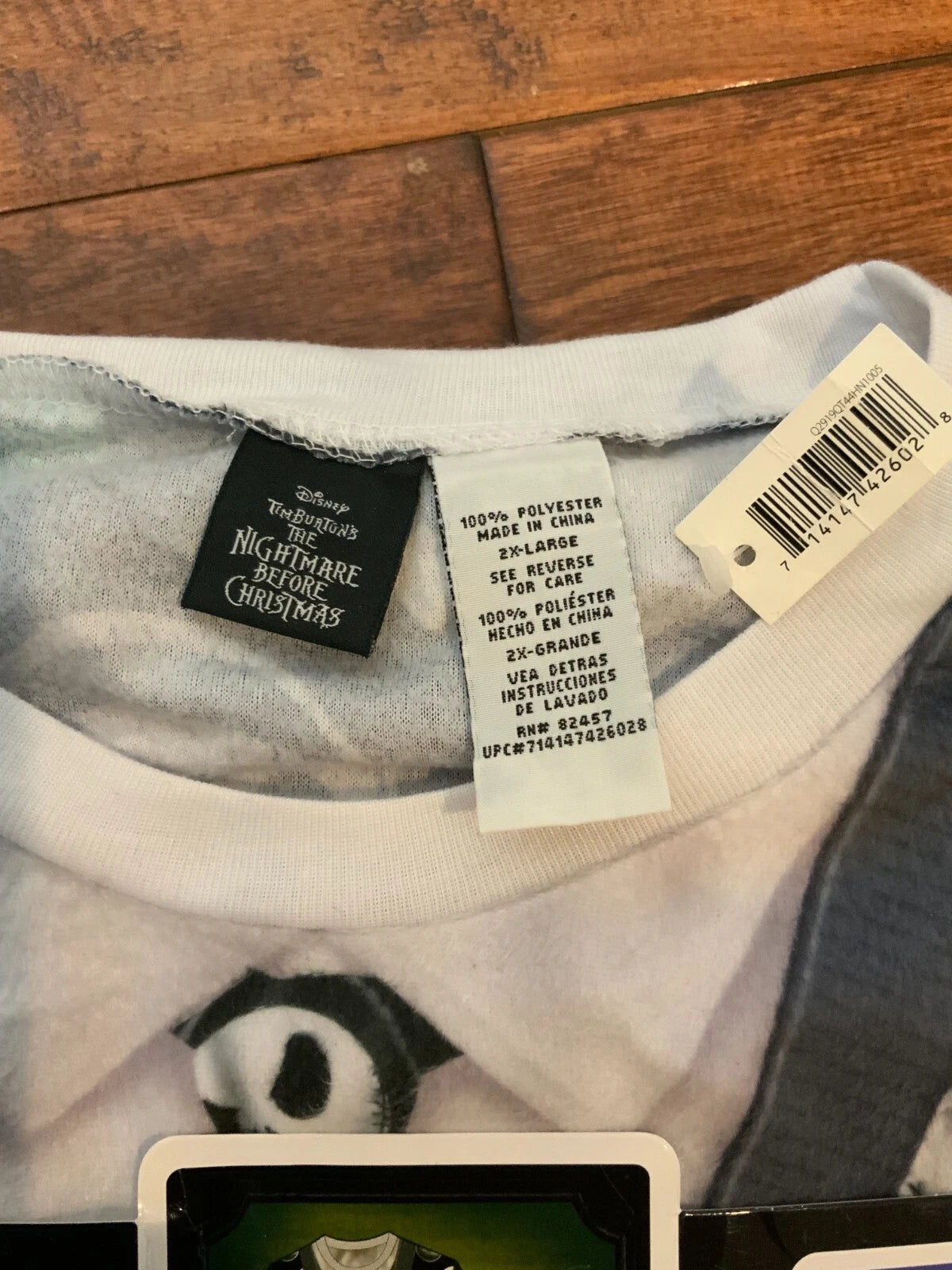 Disney Men's Nightmare Before Christmas Pijamas Set 2-Pieces NWT!