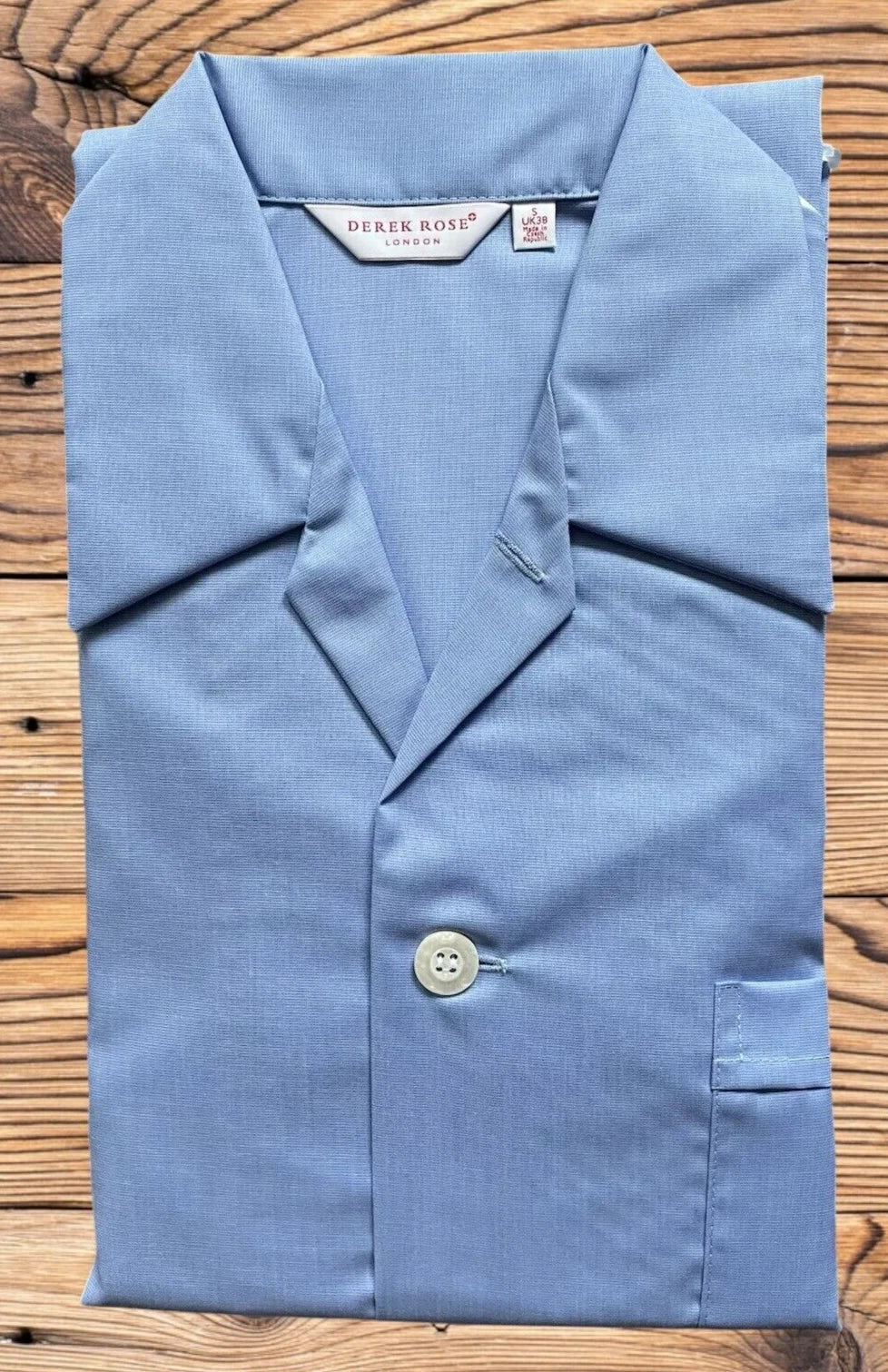 Derek Rose Men's  Pyjamas  Blue Lightweight Classic Fit,  S, M , L, XL  RRP£225