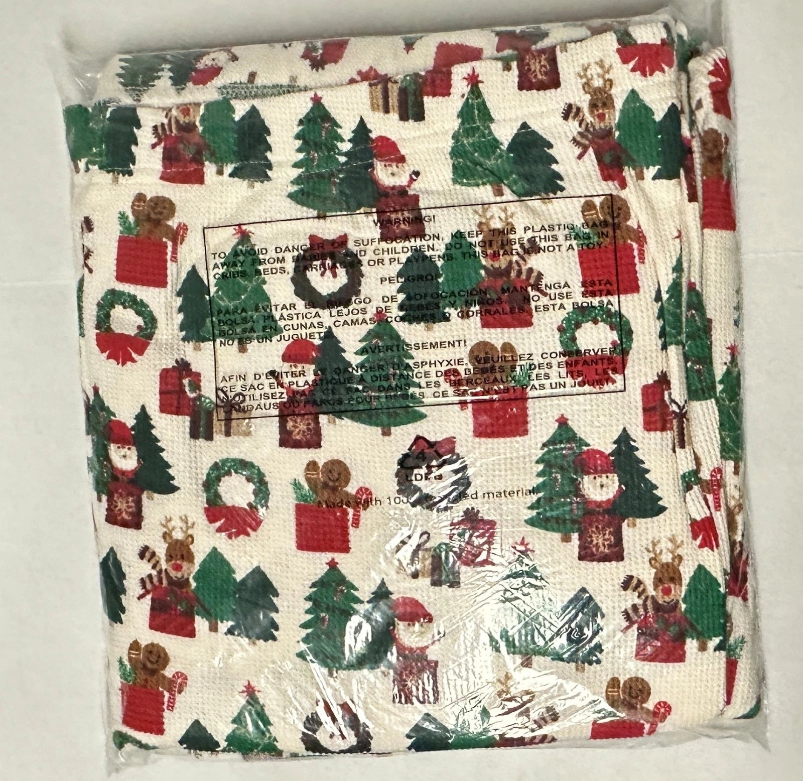 NEW Gymboree XL Unisex/Men/Adult Christmas Pajamas Cotton Waffle Thermal