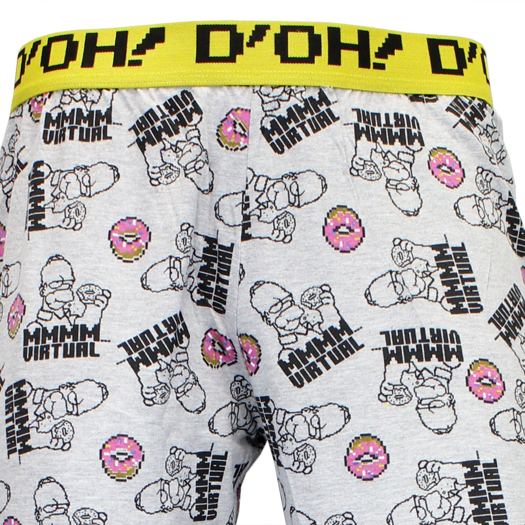 Homer Simpson The Simpsons Pyjamas Adults Mens S M L XL XXL PJs Pyjama Set Donut