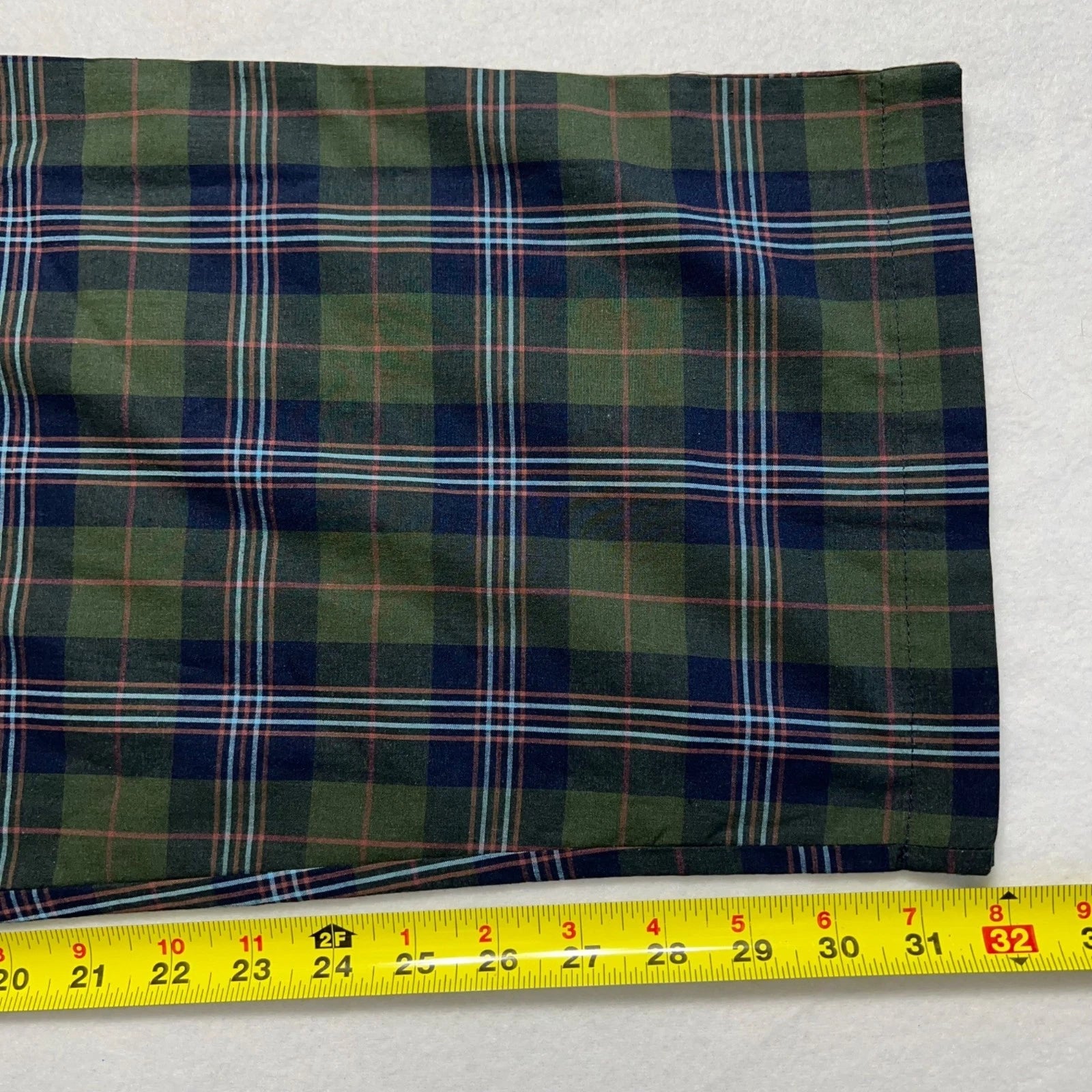 Stafford Men's Regular Fit Olive Plaid 2 Pieces Sleepwear Set Size XL Olive NWT