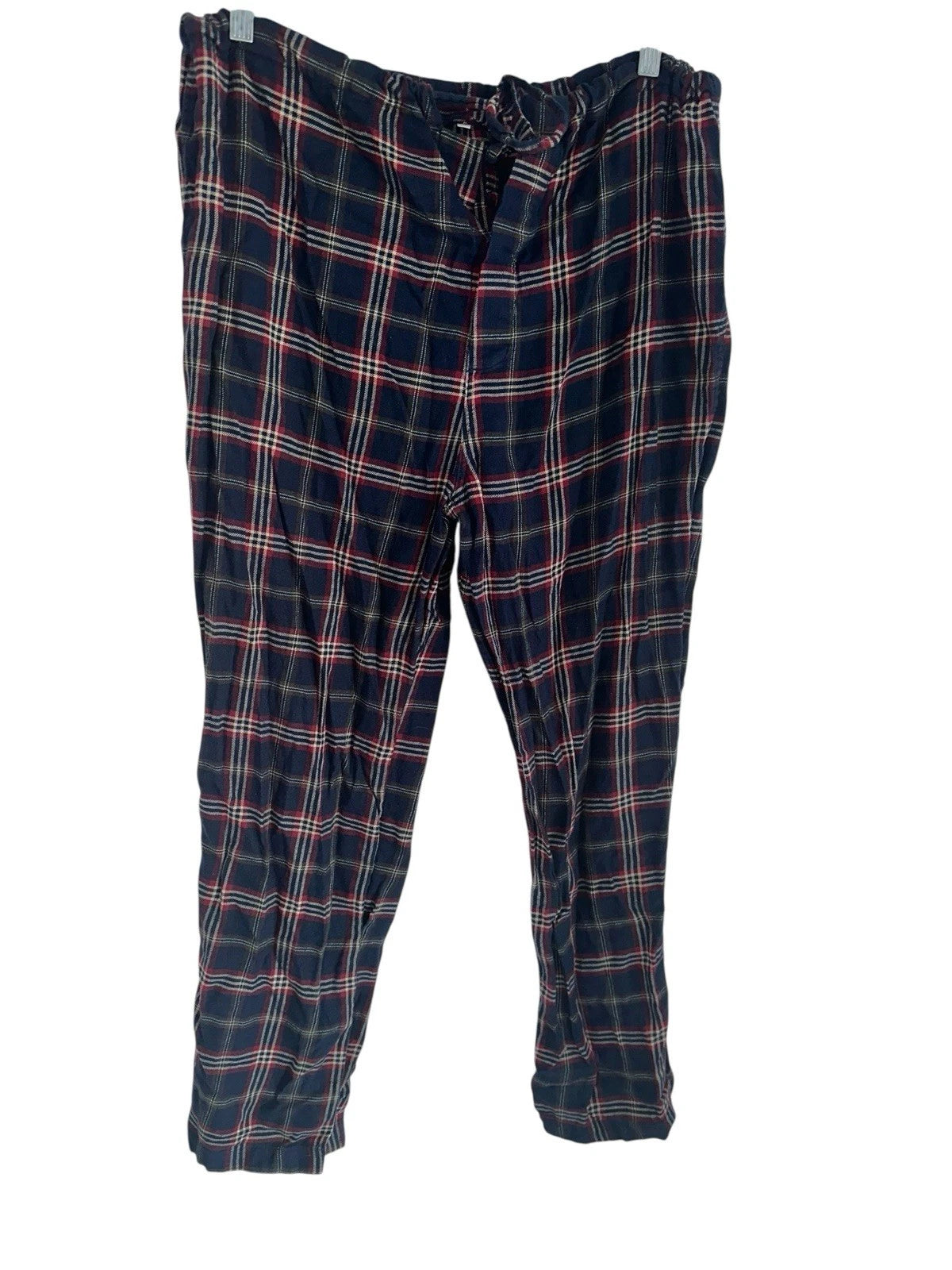 Brooks Brothers Mens Flannel Pajama Set Sz M Cotton Navy Red Plaid Cozy