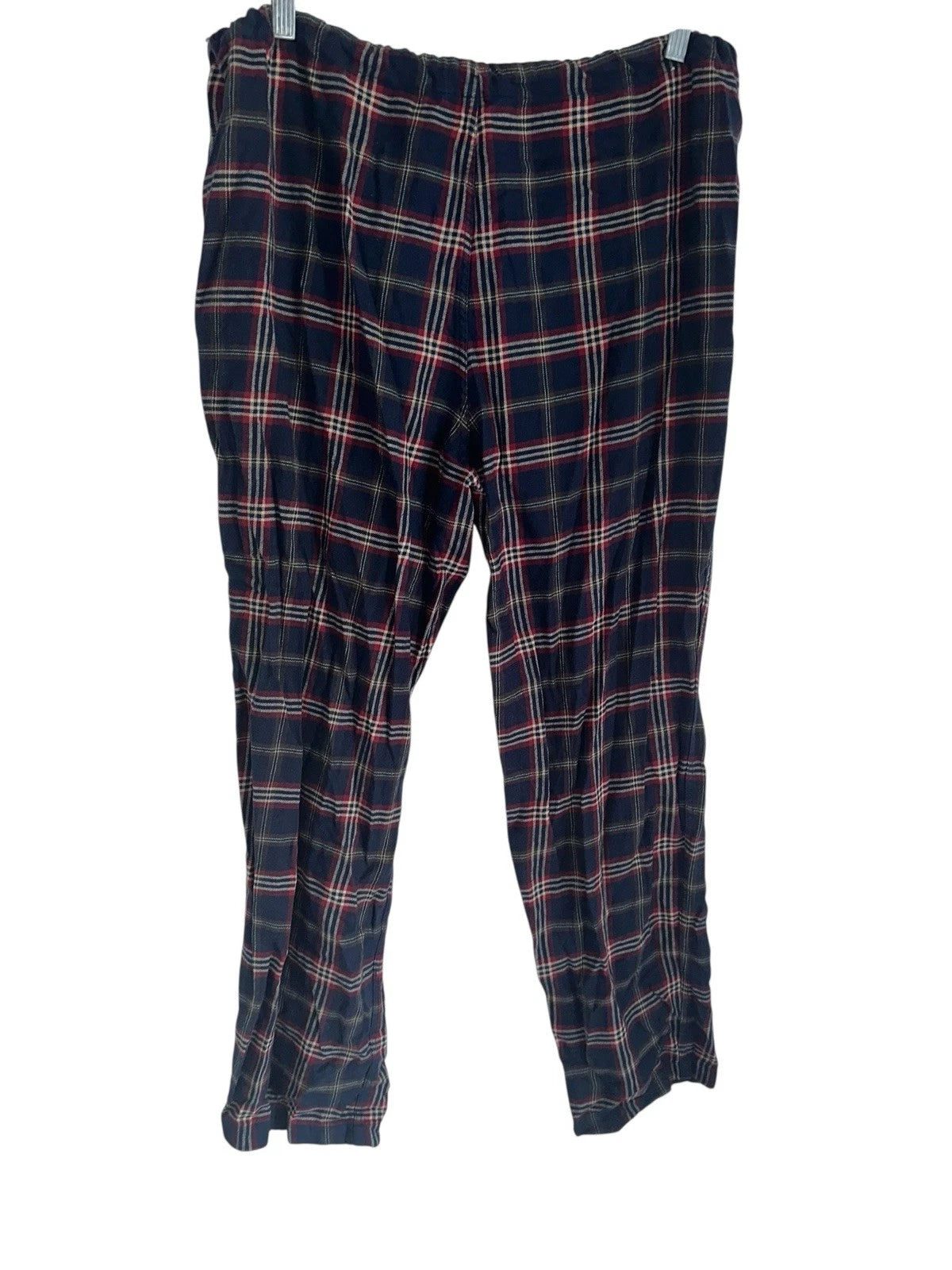 Brooks Brothers Mens Flannel Pajama Set Sz M Cotton Navy Red Plaid Cozy