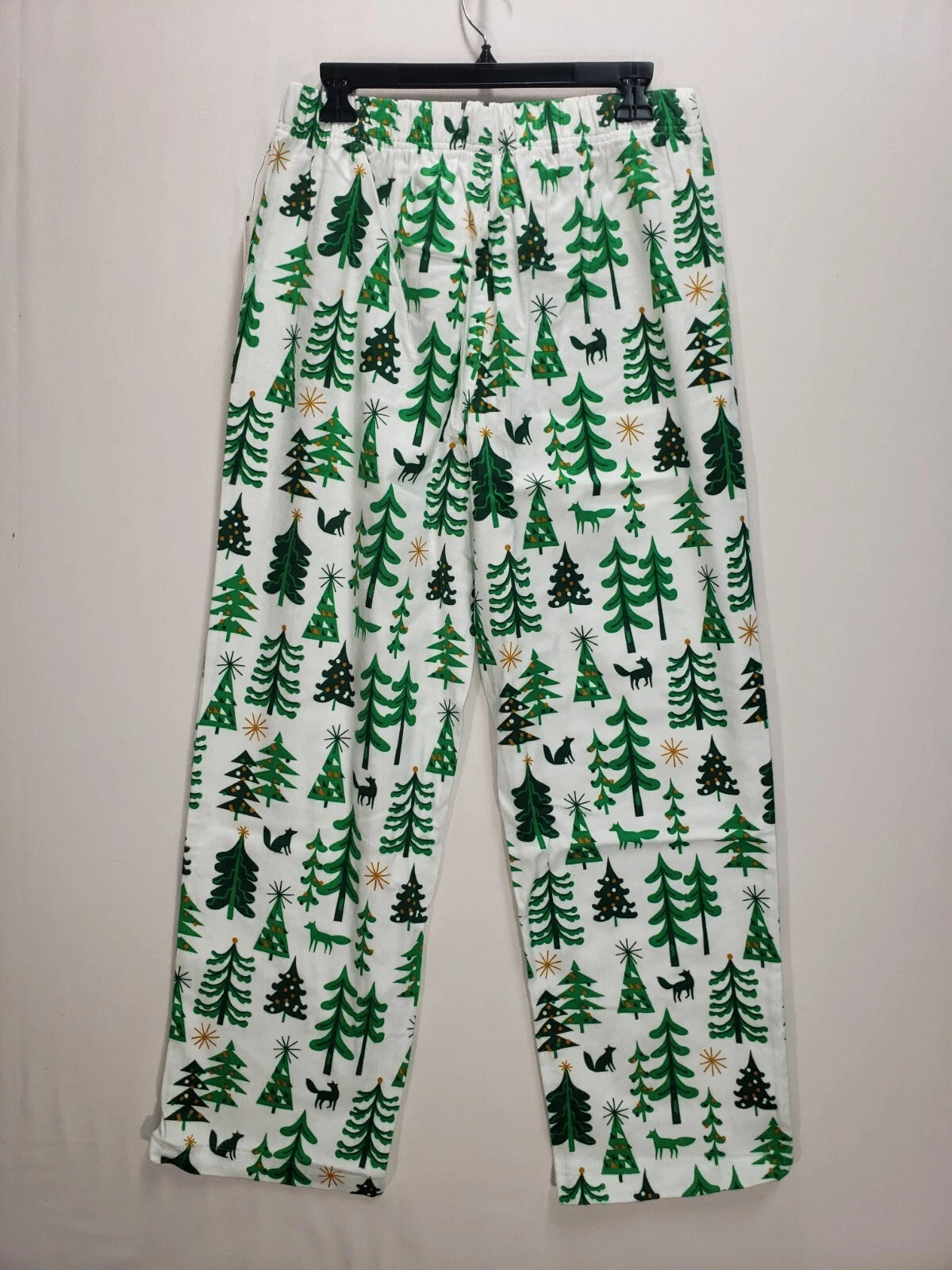 Nordstrom Pajama Set Mens MEDIUM Christmas Trees Flannel Long Sleeve $69 NEW
