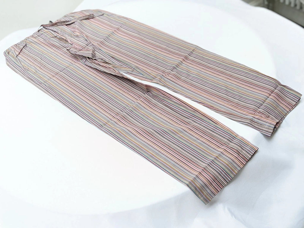 Paul Smith Pyjama Set - BNWT Signature Stripe Short Sleeve Top & Long Bottoms