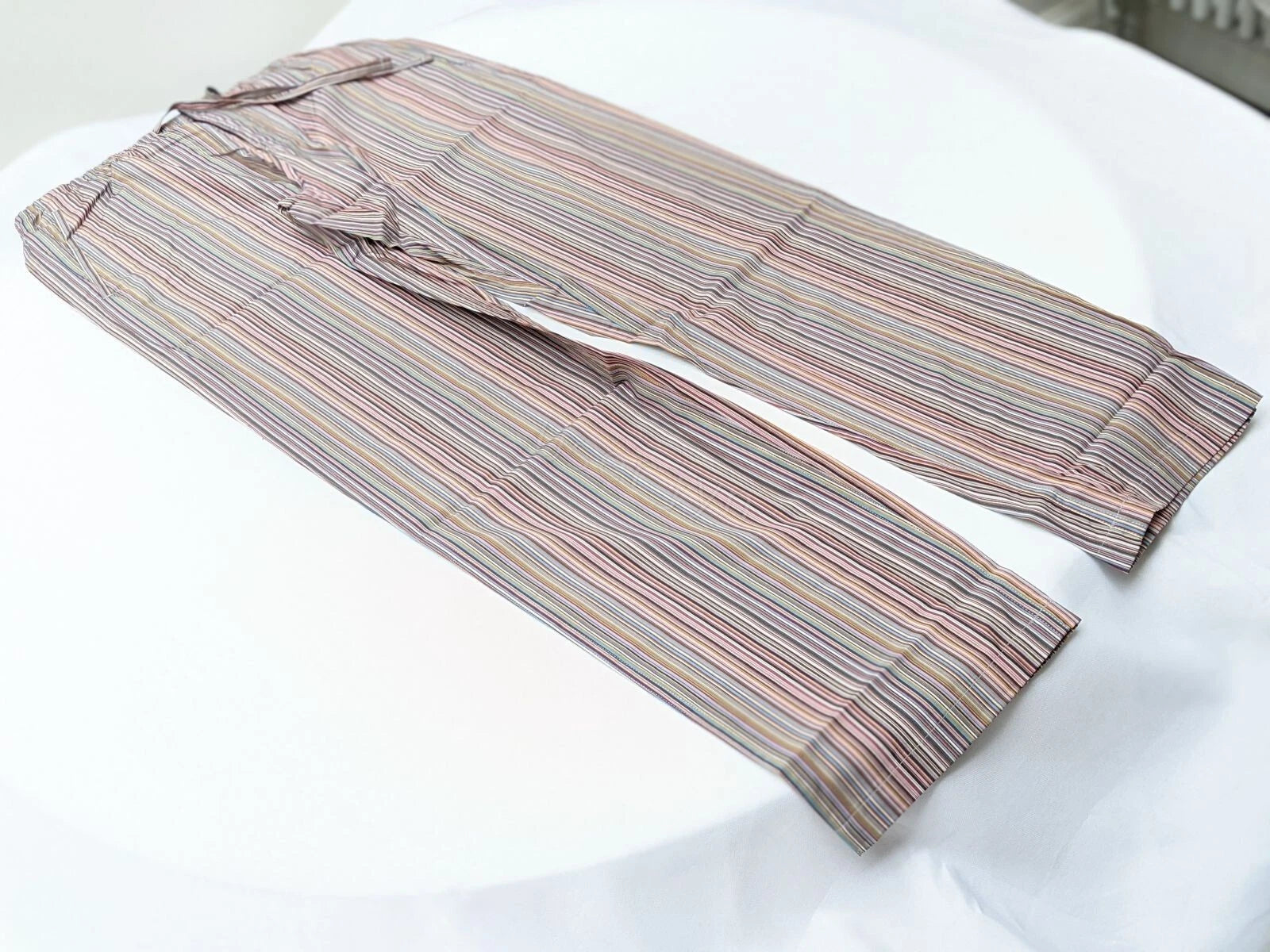 Paul Smith Pyjama Set - BNWT Signature Stripe Short Sleeve Top & Long Bottoms