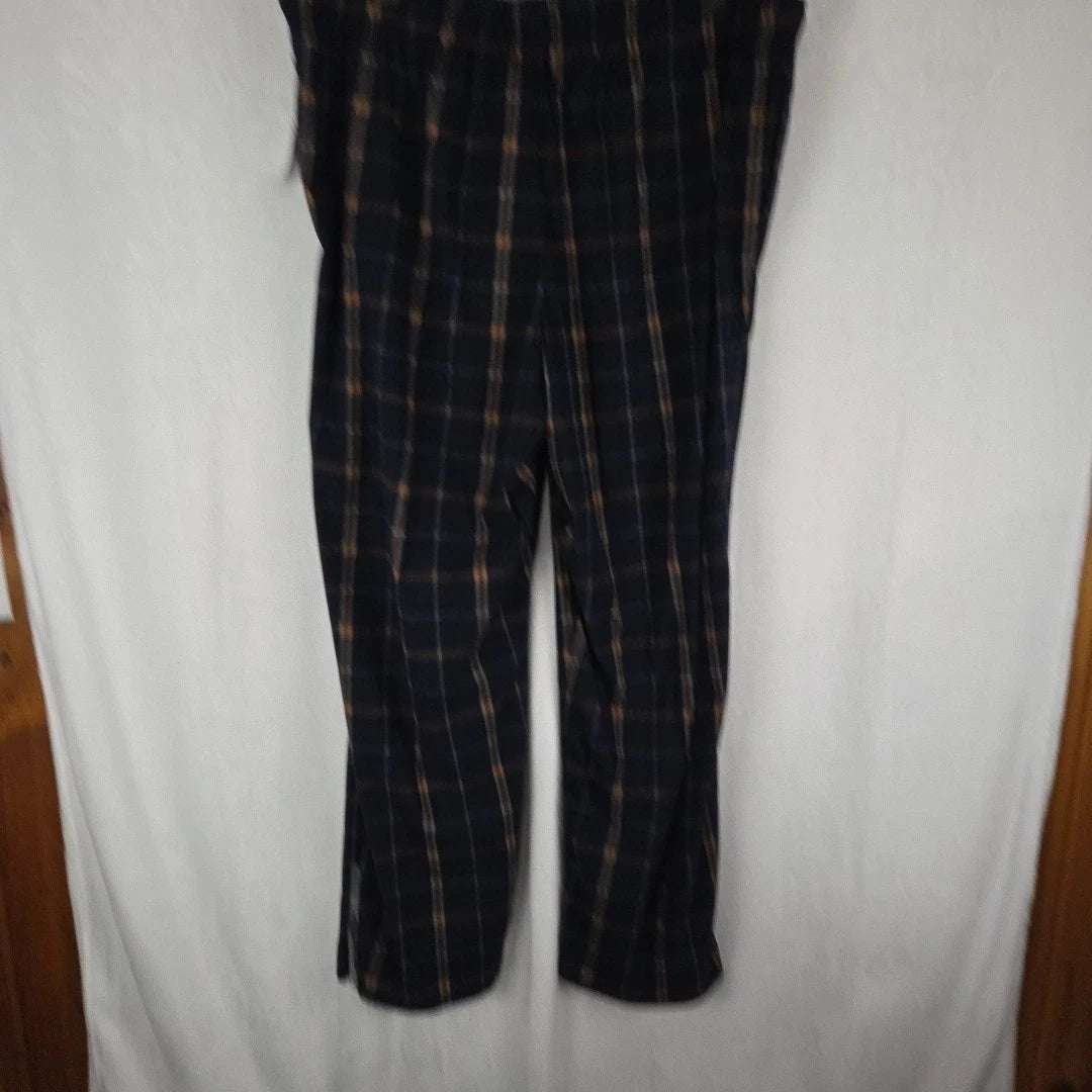 Cuddl Duds Men's Cozy Lodge Fleece Pajama Set Size 2XL Blue Plaid NWT