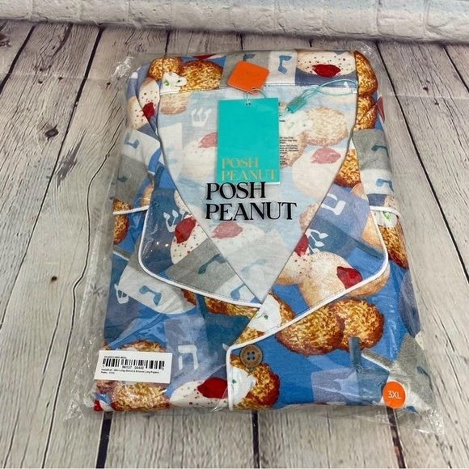 Posh Peanut Men’s Hanukkah Pajama Set Size: 3XL NWT