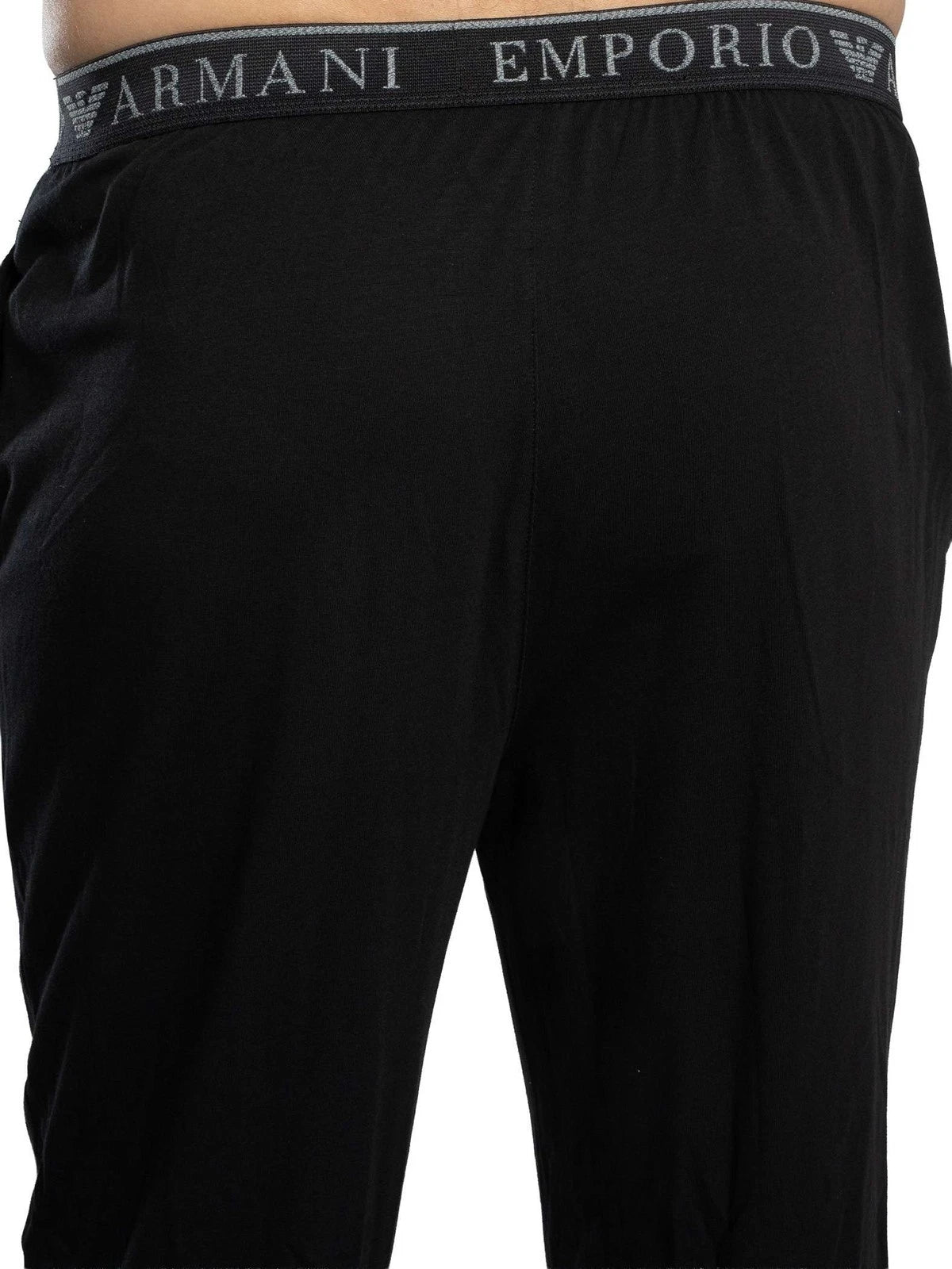 Emporio Armani Men's Long Sleeved Pyjama Set, Black