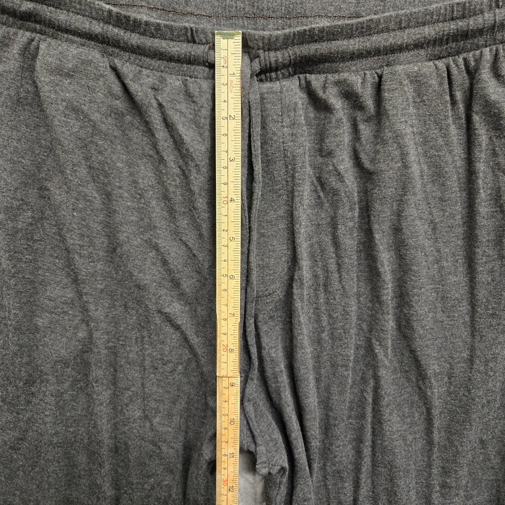 Eberjey Henry Mens Gray Modal Blend Lounge Pajama Set Henley Long Sleeve Medium