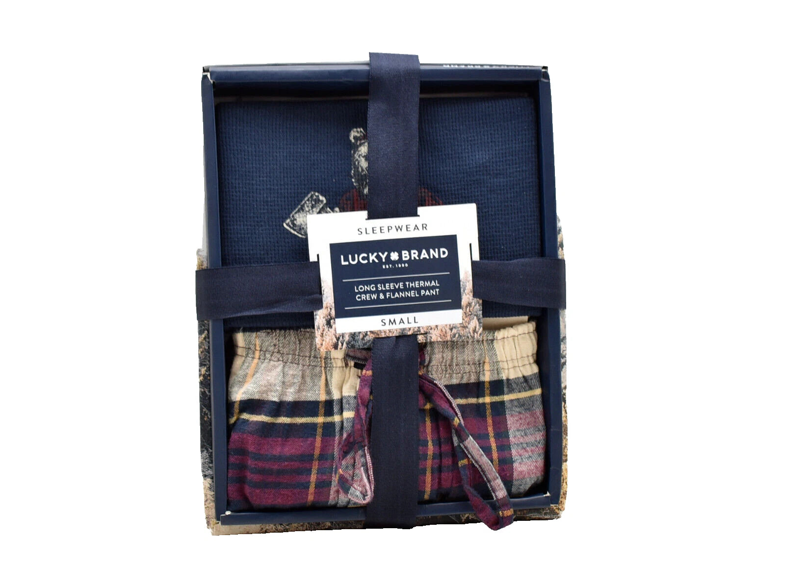 Lucky Brand Men's 2-Piece Pajamas Sleep Set Size Small New in Box!