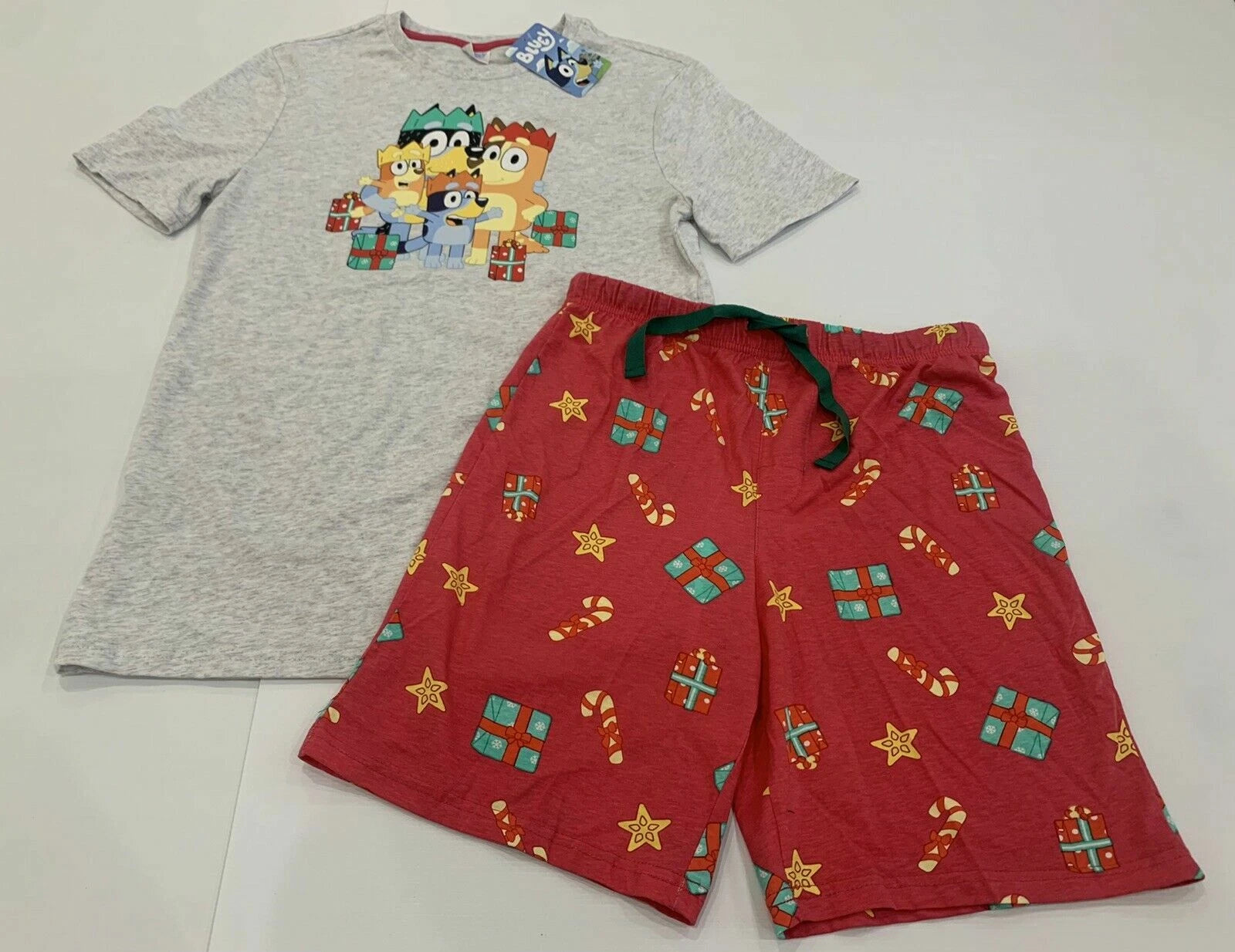 MENS size S genuine BLUEY Christmas Cotton Summer pyjamas small Target NEW 4397