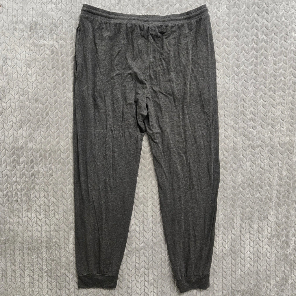 Eberjey Henry Mens Gray Modal Blend Lounge Pajama Set Henley Long Sleeve Medium