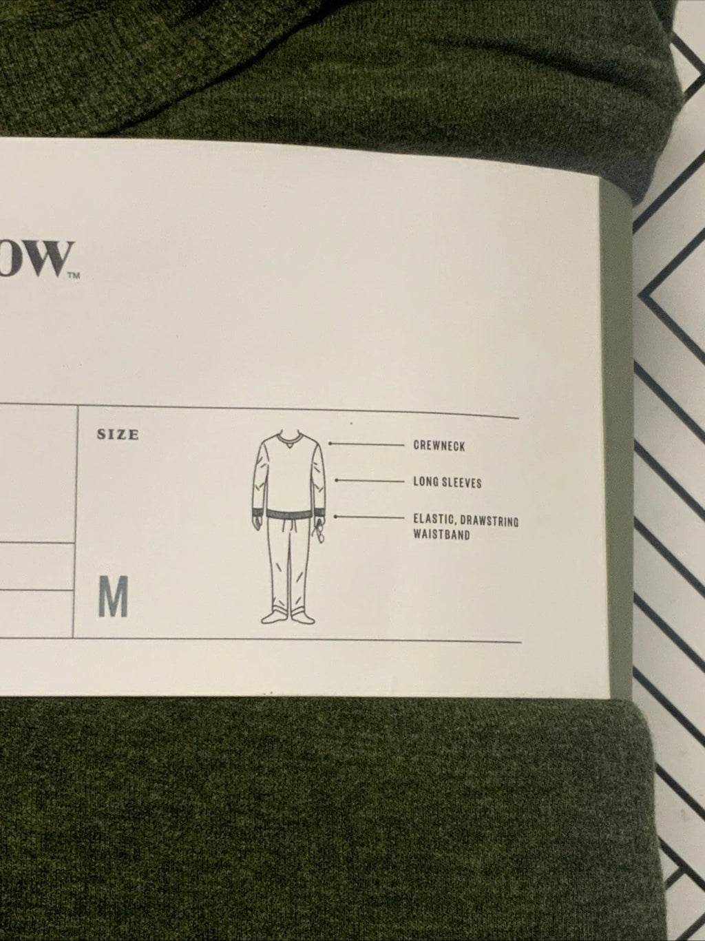🥥 Goodfellow & Co Men's 2 Piece Green Pajama Set Size (M)🆕