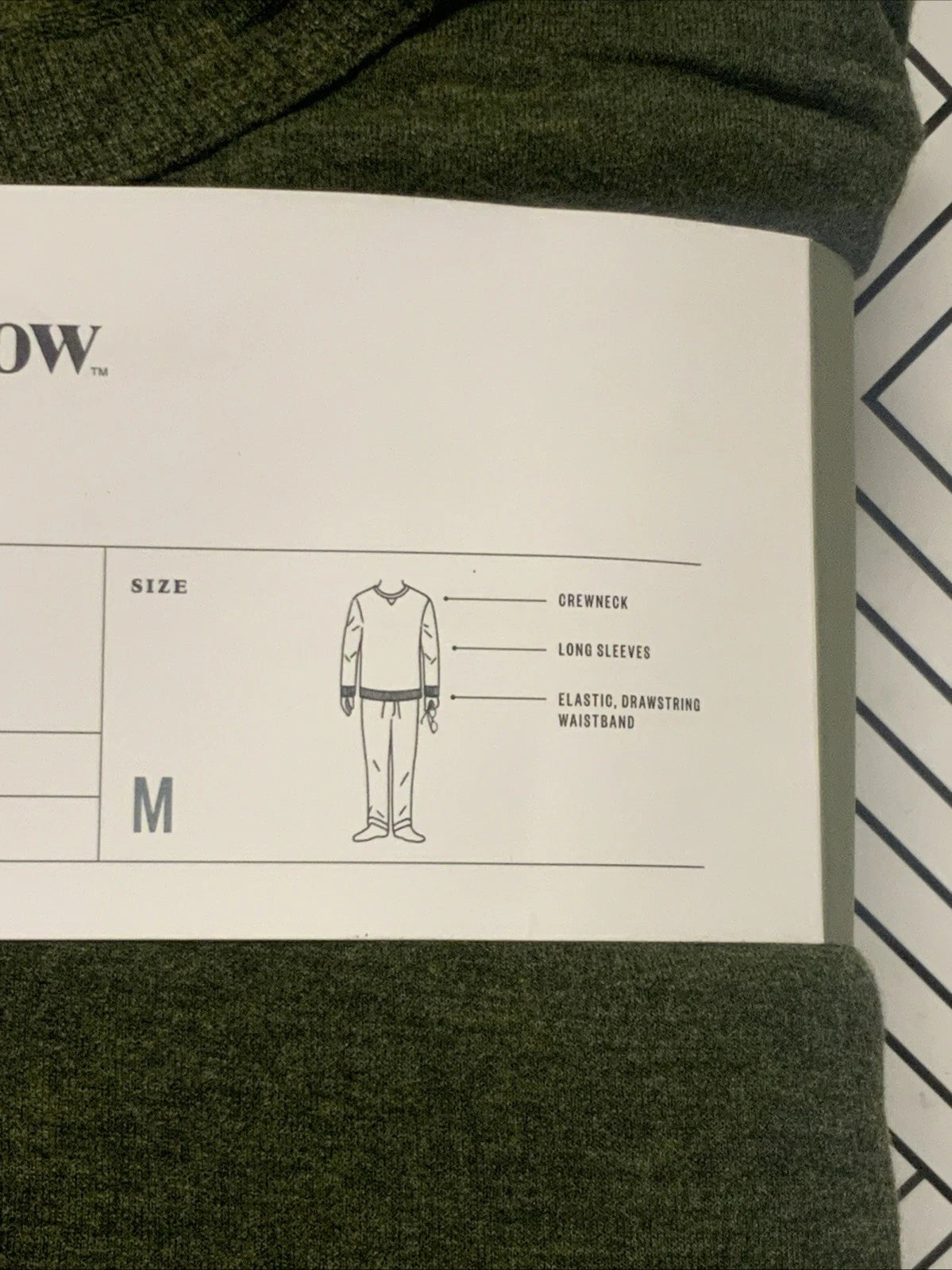 🥥 Goodfellow & Co Men's 2 Piece Green Pajama Set Size (M)🆕