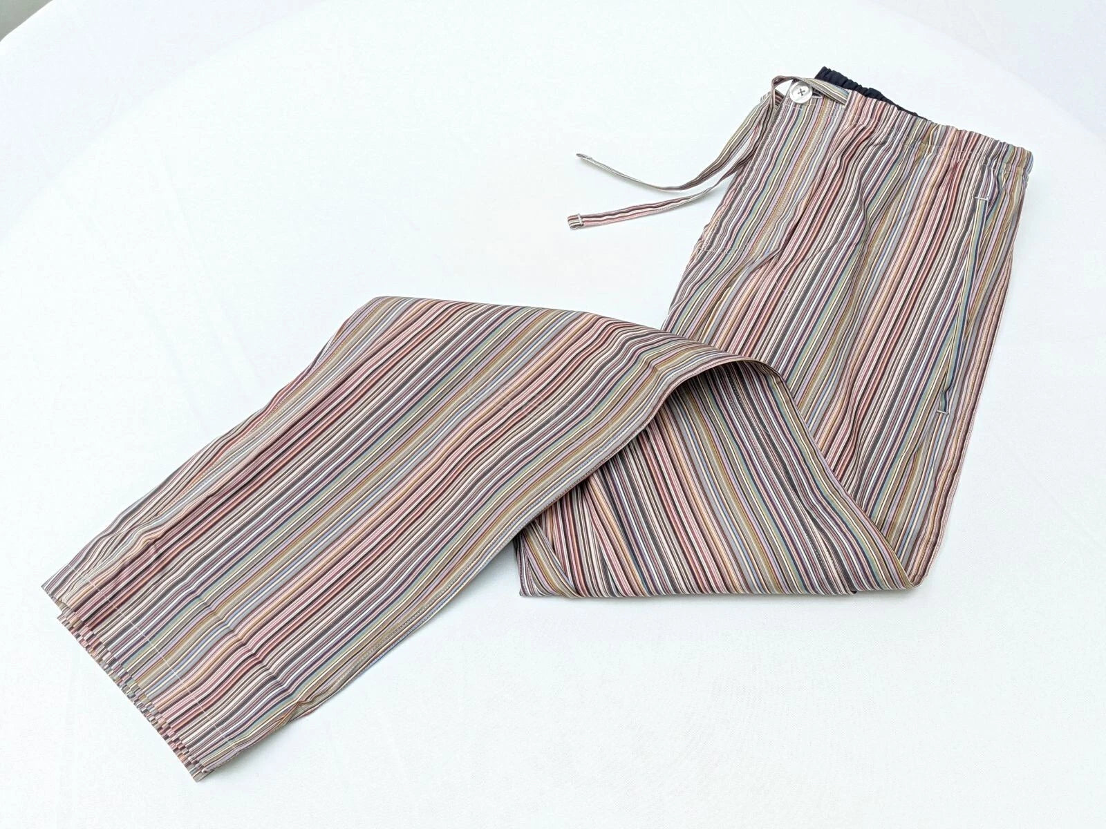 Paul Smith Pyjama Set - BNWT Signature Stripe Short Sleeve Top & Long Bottoms
