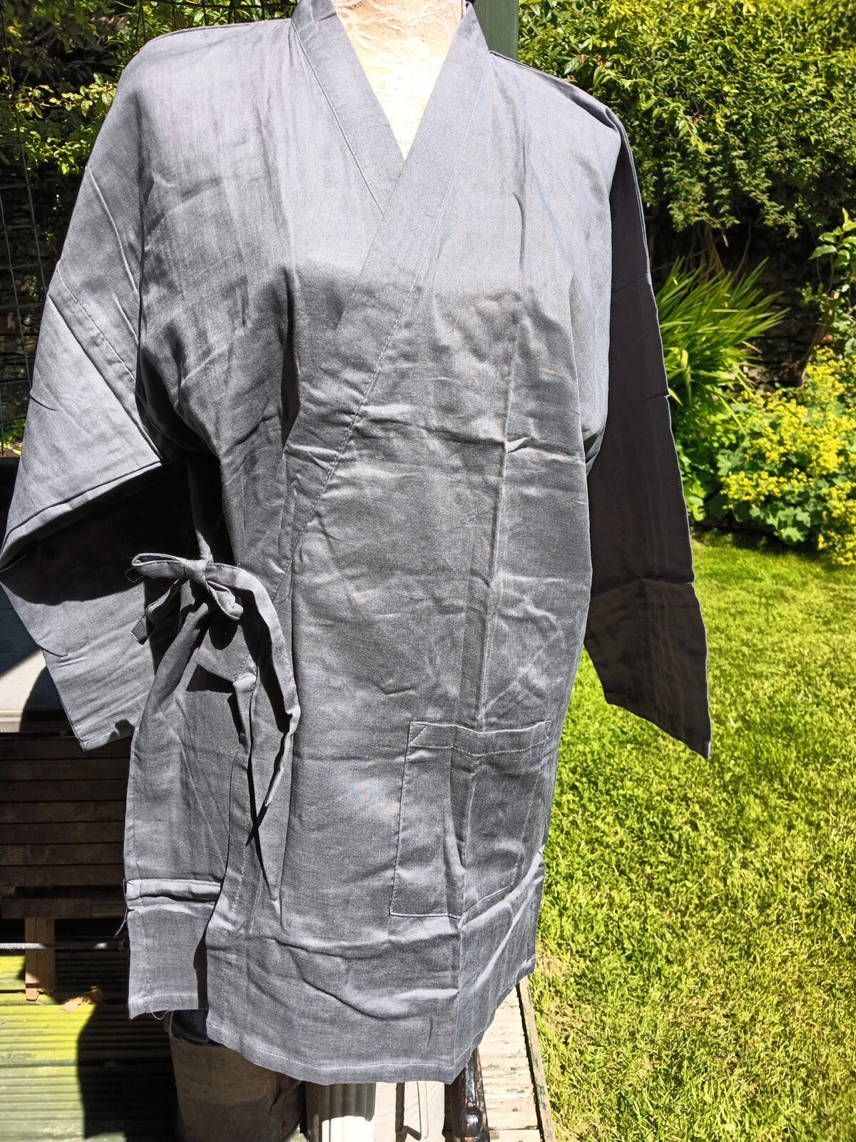 2 x SETS Kimono Style Cotton Pyjamas Unisex Size XL 1x GREY 1x PINK BNWT