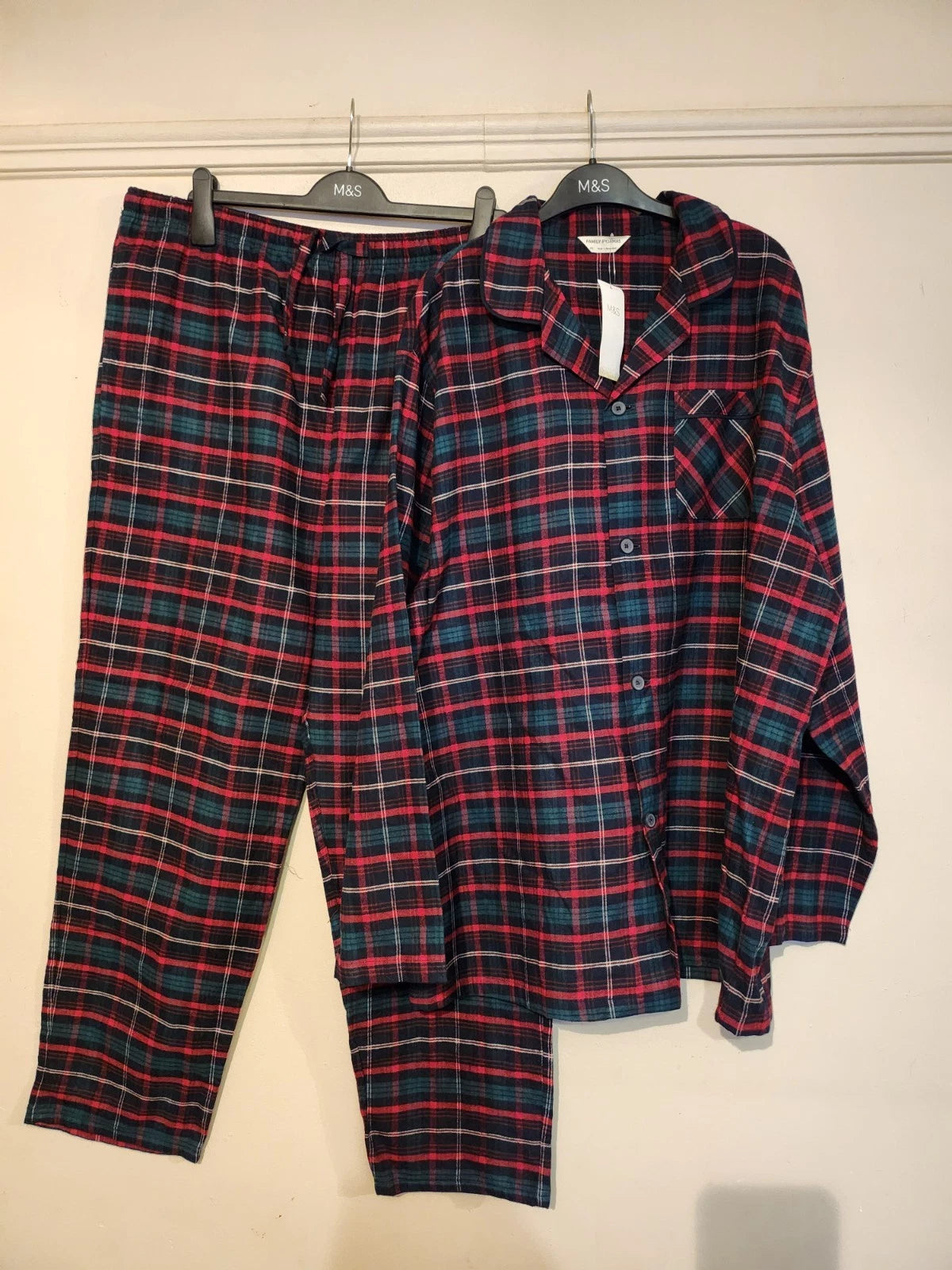Marks And Spencer Men's Family Pyjamas Set,size 2XL