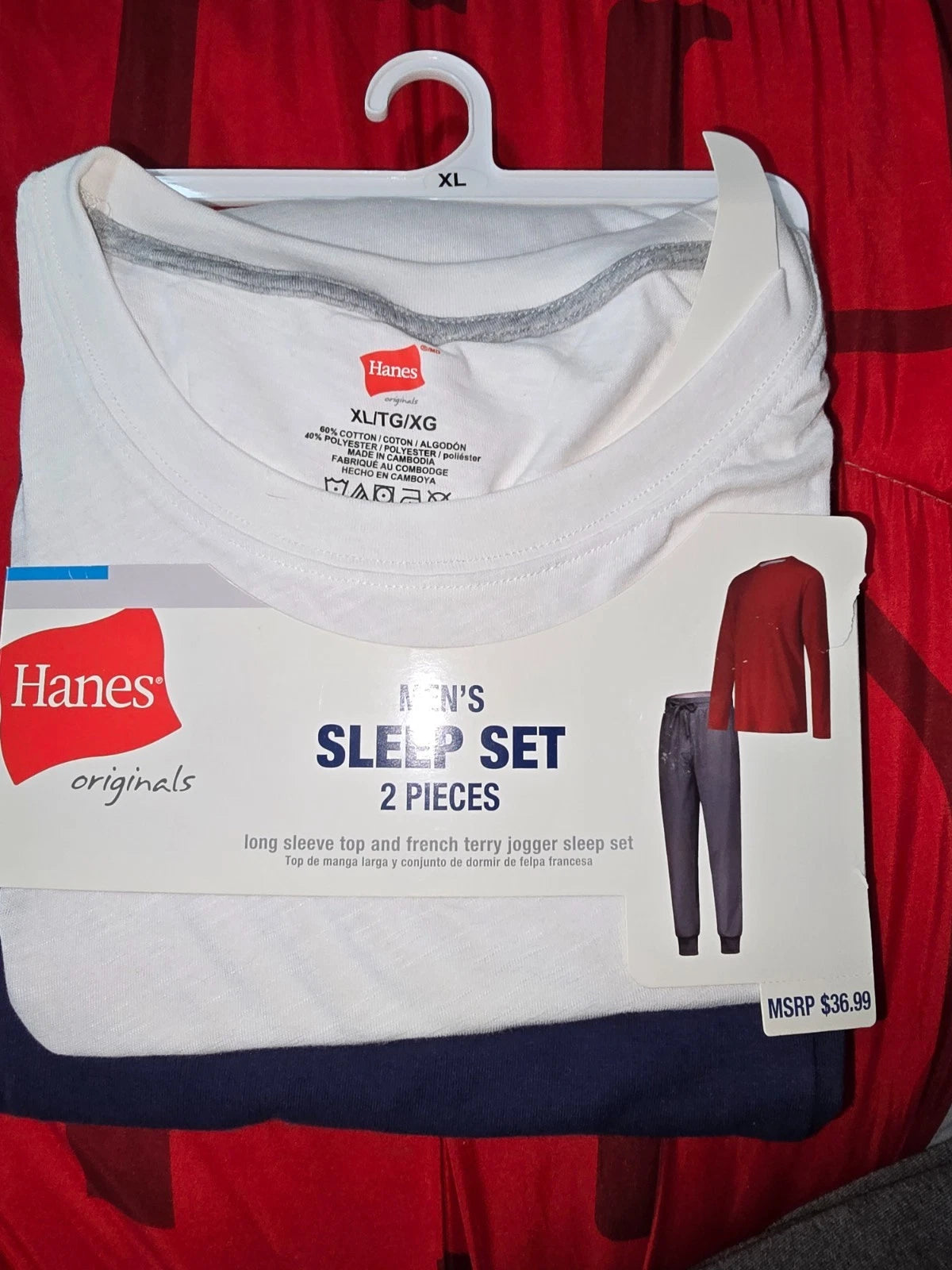 hanes mens sleep set